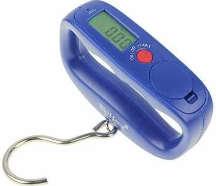 Przenośna cyfrowa waga kuchenna mini 50 kg/10 g przenośna waga elektroniczna bagaż hak waga sprężynowa, odpowiednia do różnych scen wagi