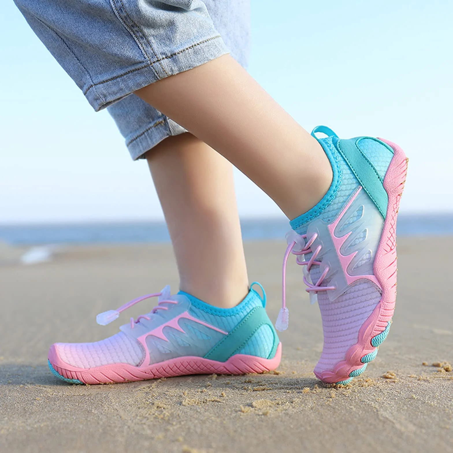 Dziecięce buty do chodzenia boso, buty do wody, buty plażowe, szybkoschnące, dla chłopców i dziewczynek