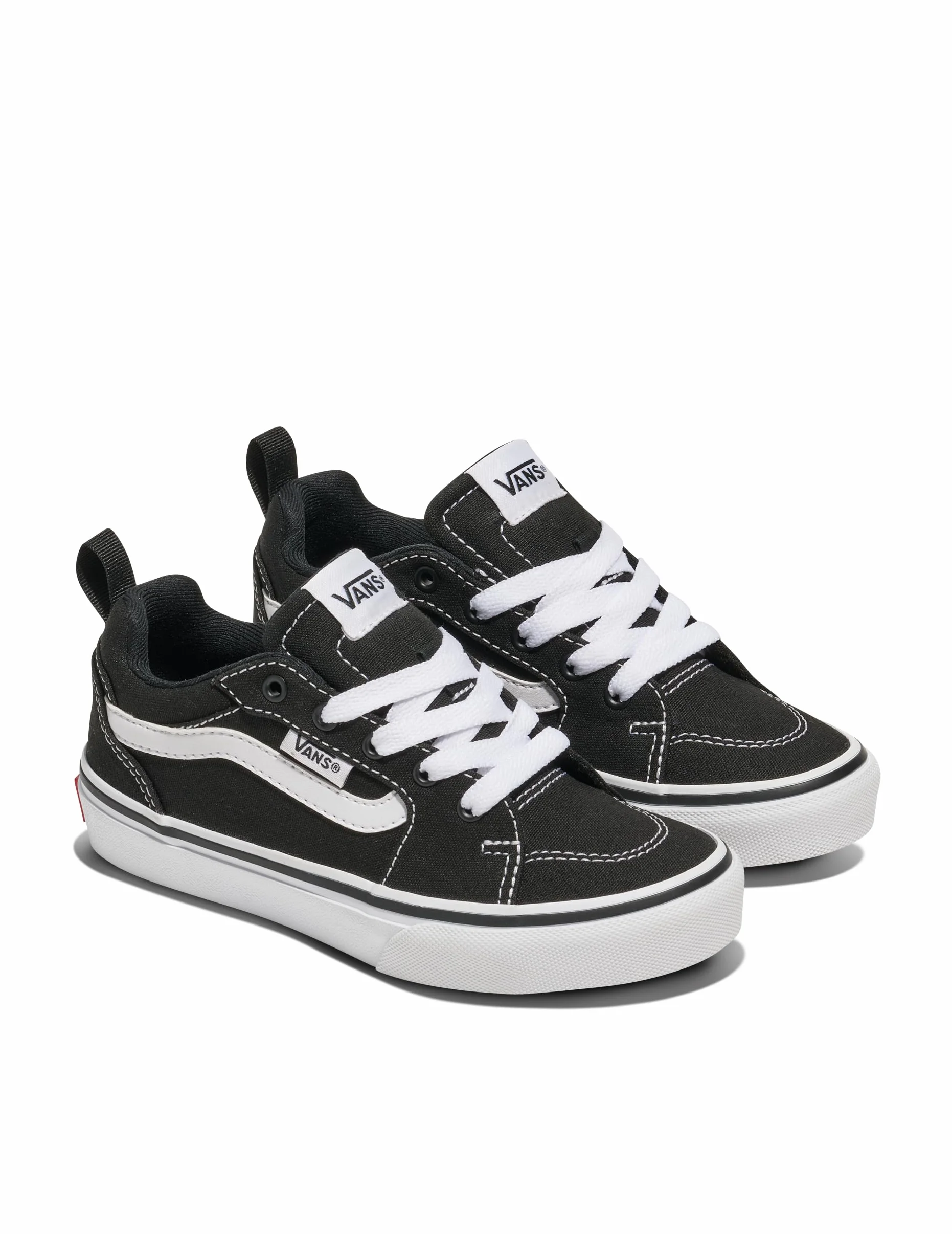 Vans Dziecięce buty sportowe FilmoreFilmore uniseks, Płótno czarno-białe, 38.5 EU