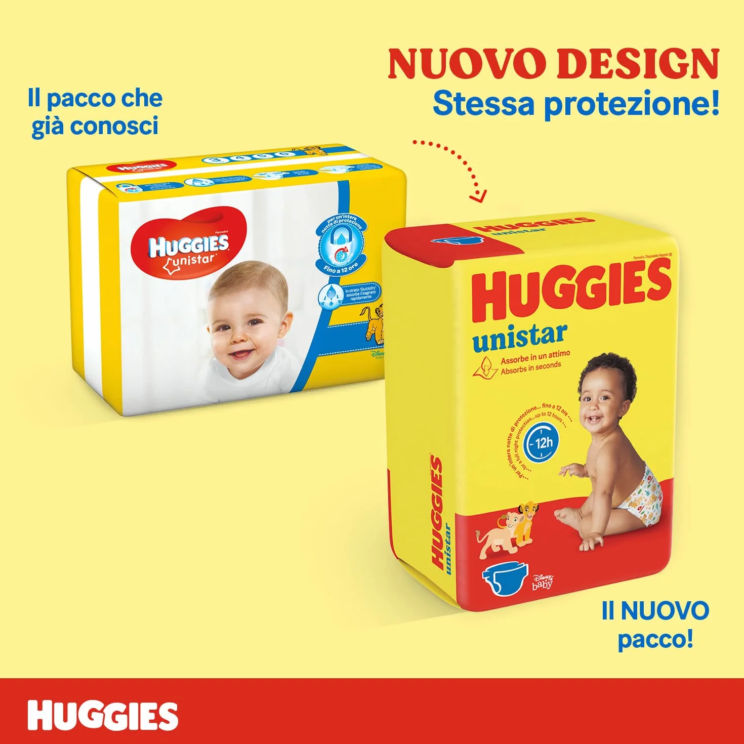 Huggies Unistar pieluchy rozmiar 5 (11-25 kg), design Disneya, ultra chłonny, pełna ochrona, 84 szt