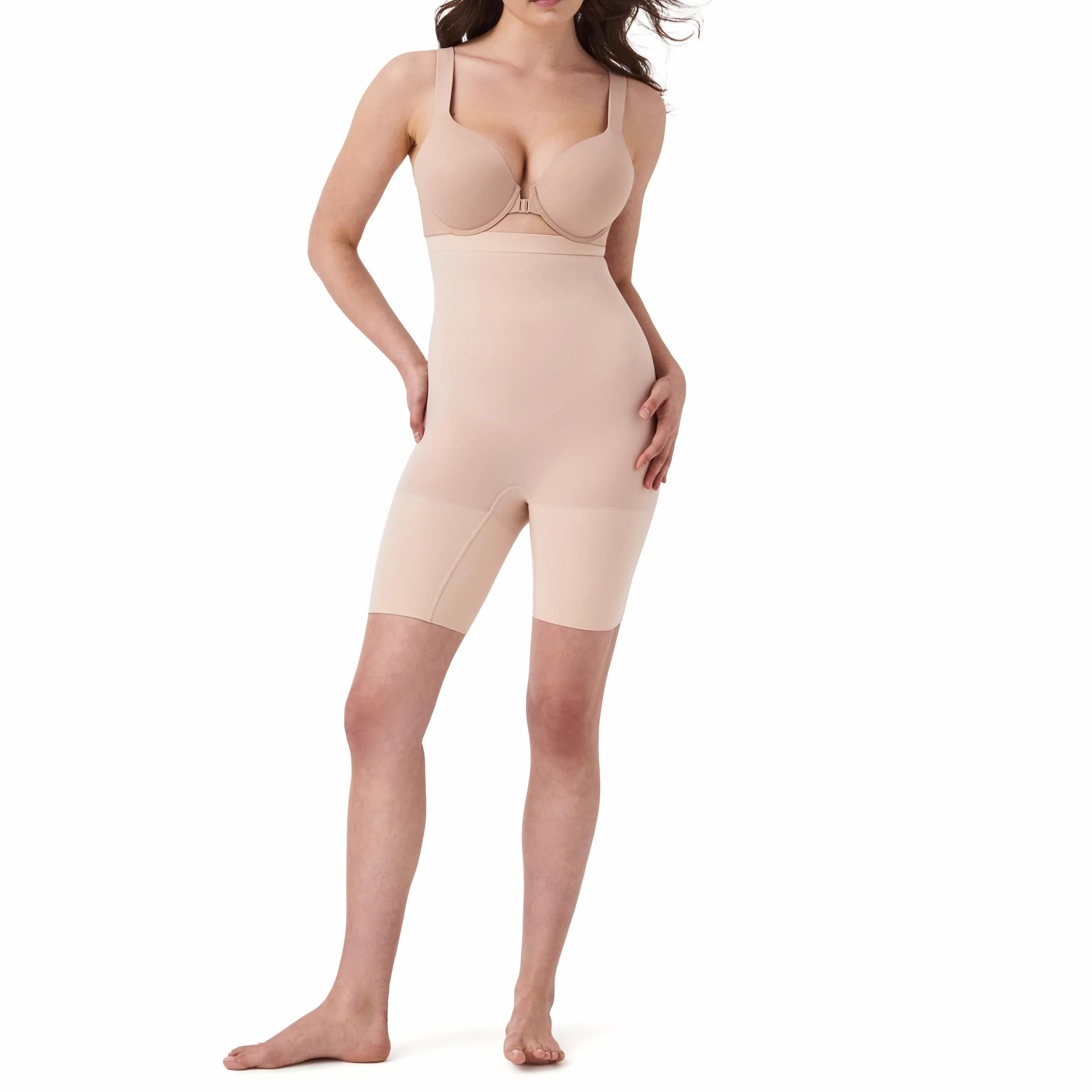 SPANX Bielizna Modelująca dla Kobiet, z Wysokim Stanem Power Short (regularne i duże rozmiary)