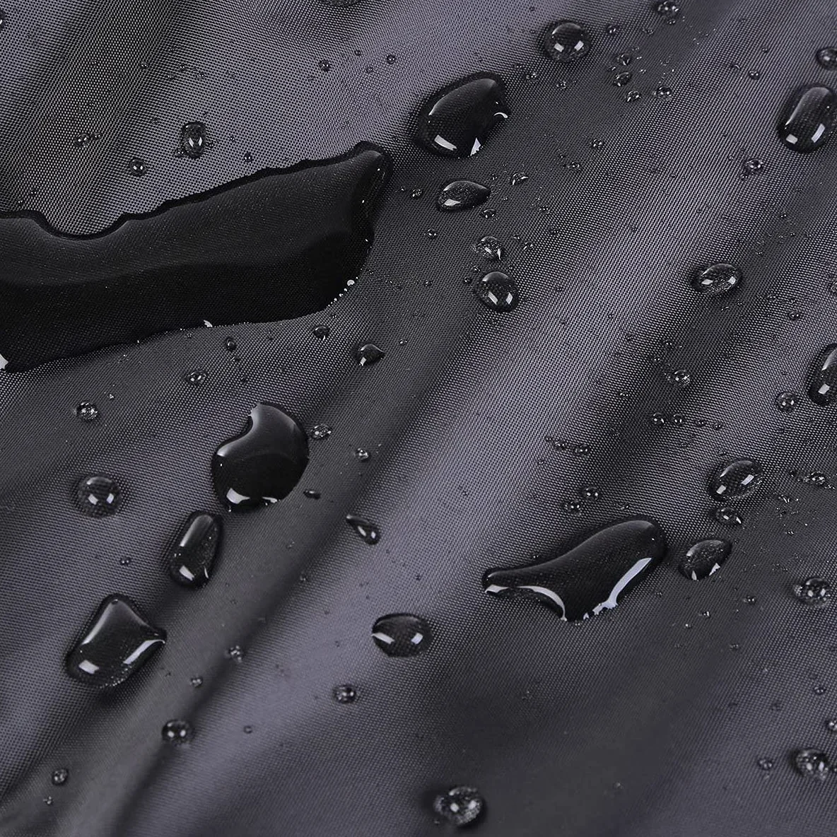 KOUDYEN Męskie spodnie przeciwdeszczowe na rower, wodoodporne, oddychające, wiatroszczelne, spodnie outdoorowe YK5415M-Black-XL