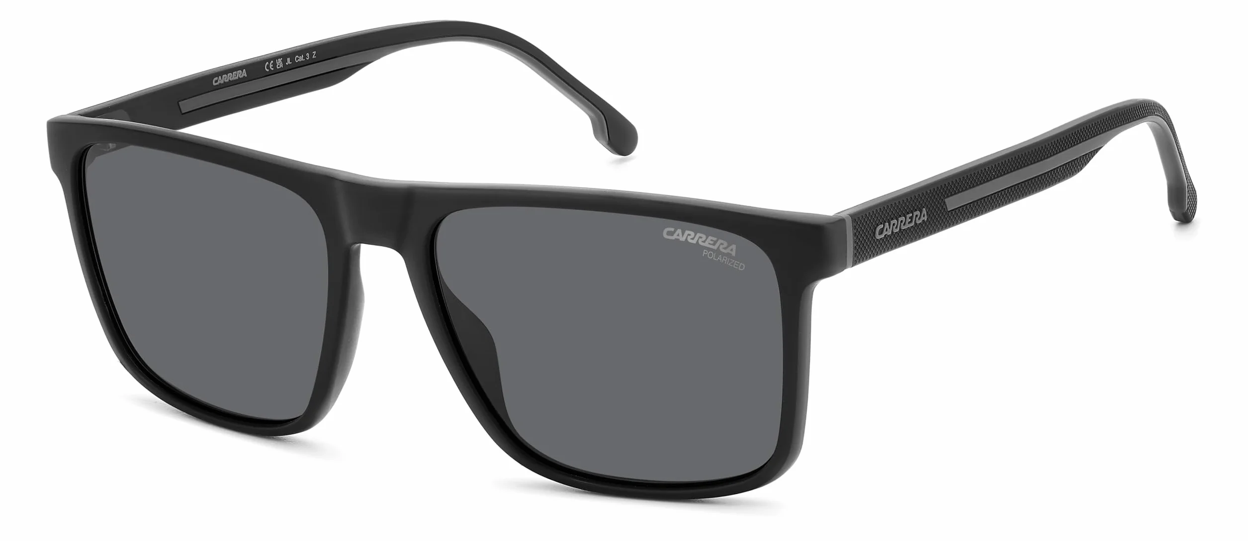 Carrera 8064/S Okulary Przeciwsłoneczne Black Grey Grey Polarized 57/17/145