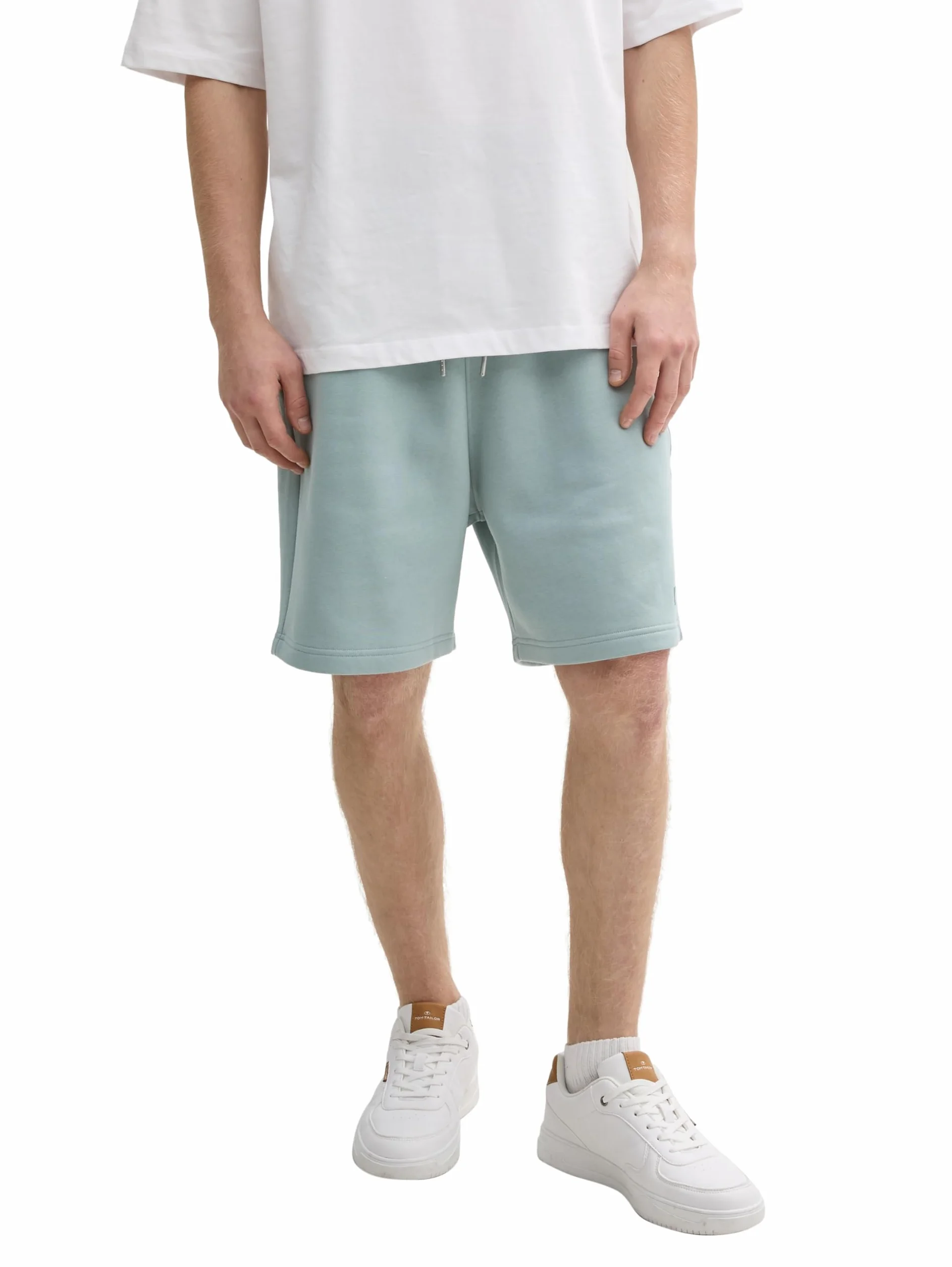 TOM TAILOR Denim bermudy dresowe szorty Mężczyźni