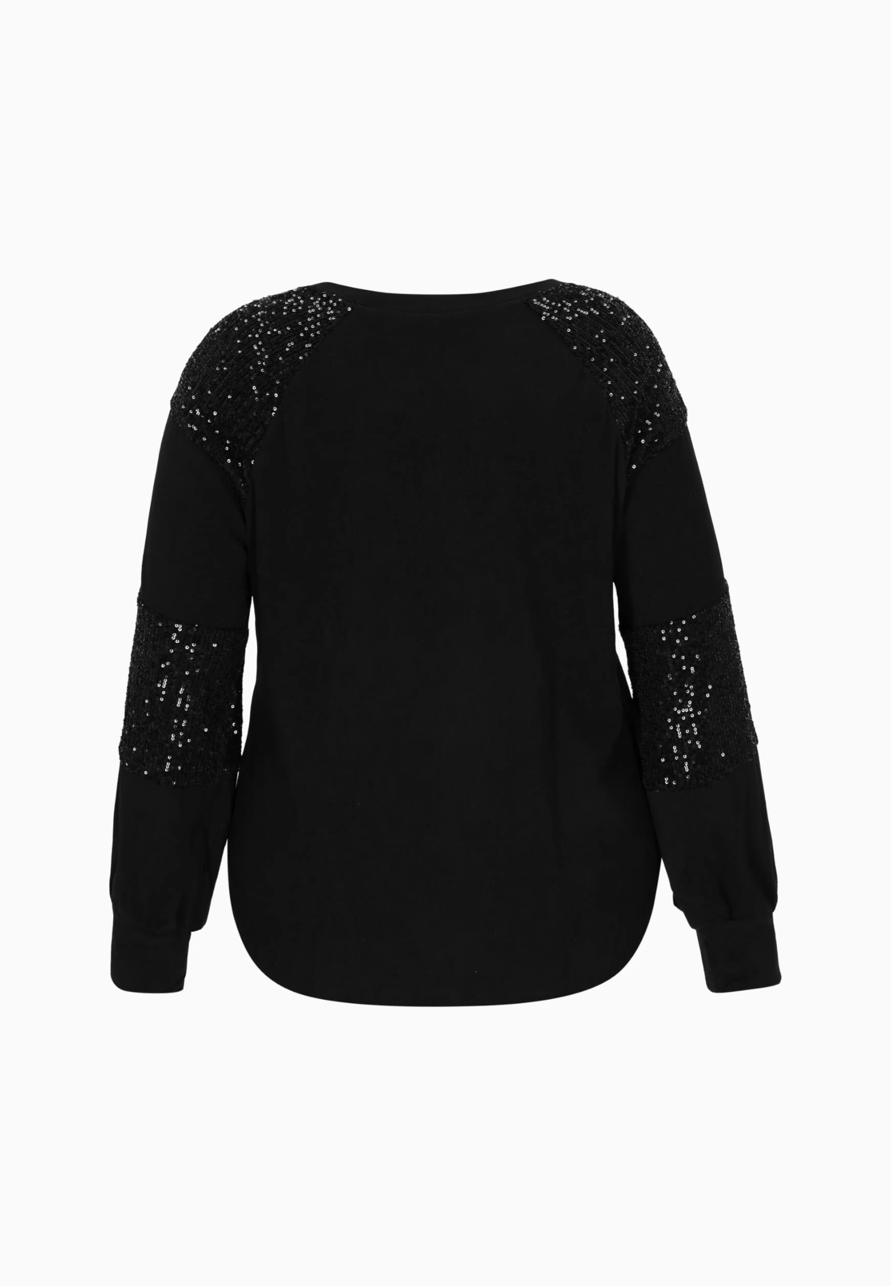 faina Damska bluzka plus size, czarna