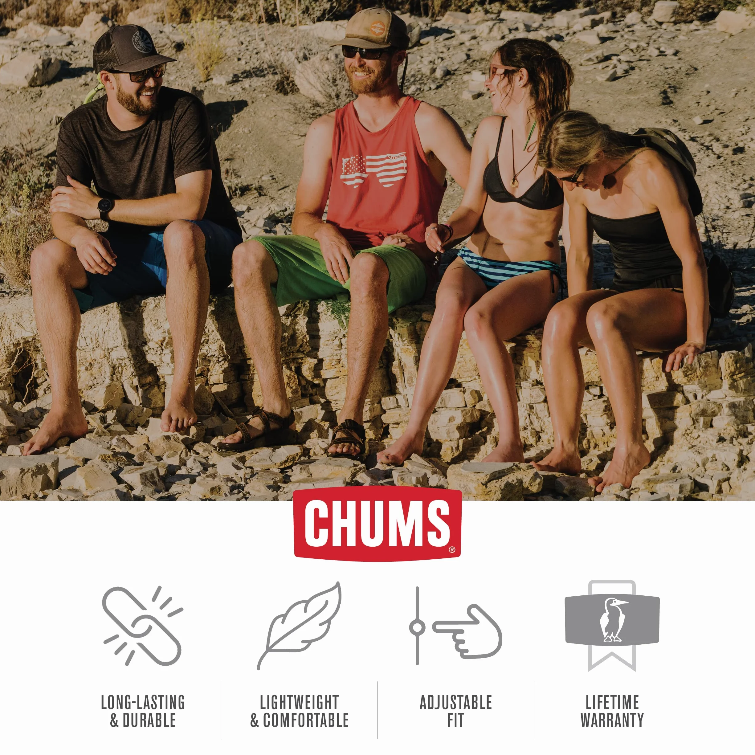 Chums Uniwersalny uchwyt linowy 3 mm, Realtree Max, jeden rozmiar, 12103337