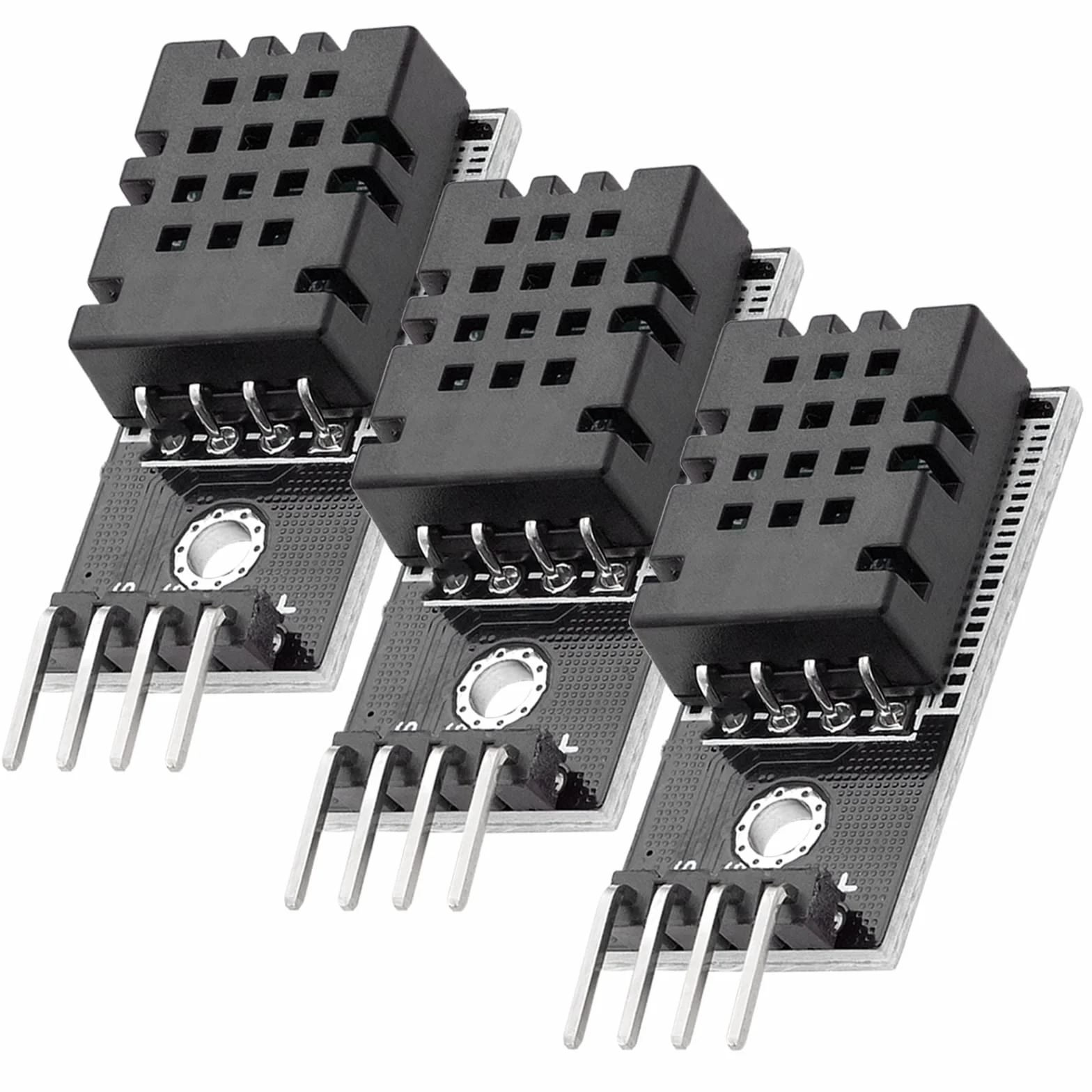 AZDelivery 3 x DHT20 Cyfrowy czujnik temperatury i czujnik wilgotności z interfejsem I2C 2,5V do 5,5V kompatybilny z Raspberry Pi Board dla projektów mikroelektronicznych DIY