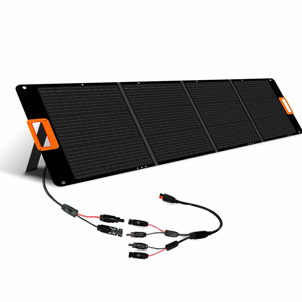 Składany Panel Słoneczny do Przenośnej Stacji Zasilania Nuevopacks 1200W/2000W I Vaetuka 1200W/2000W Ladowarka Słoneczna,Generator Słoneczny Zewnętrzny 200 W/36V na Kemping