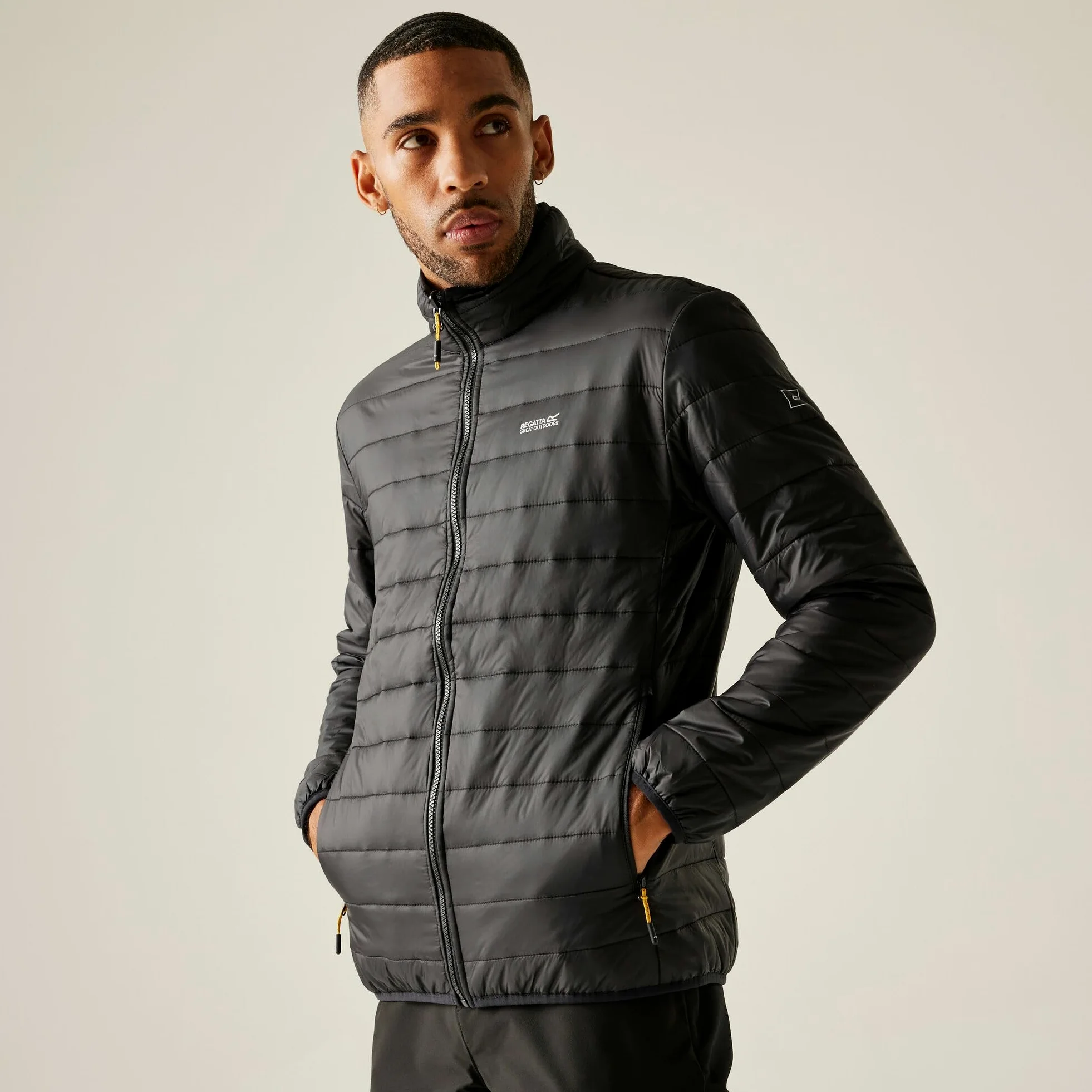 Regatta Męski Kurtka Wentwood 3 W 1, Black, 3XL