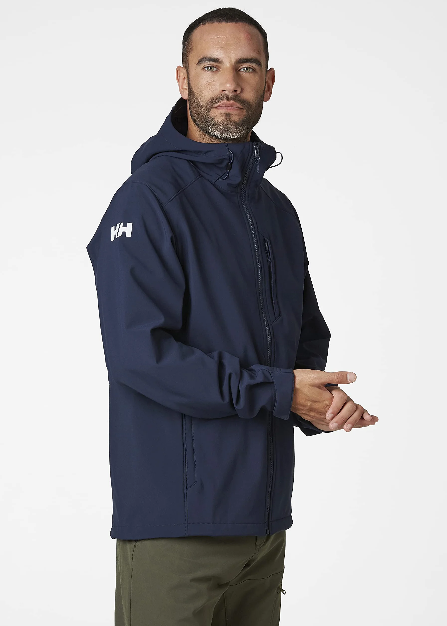 Helly Hansen Mężczyźni Paramount Hooded Softshell Jacket Kurtka Softshell, Granatowy (597 Navy), L