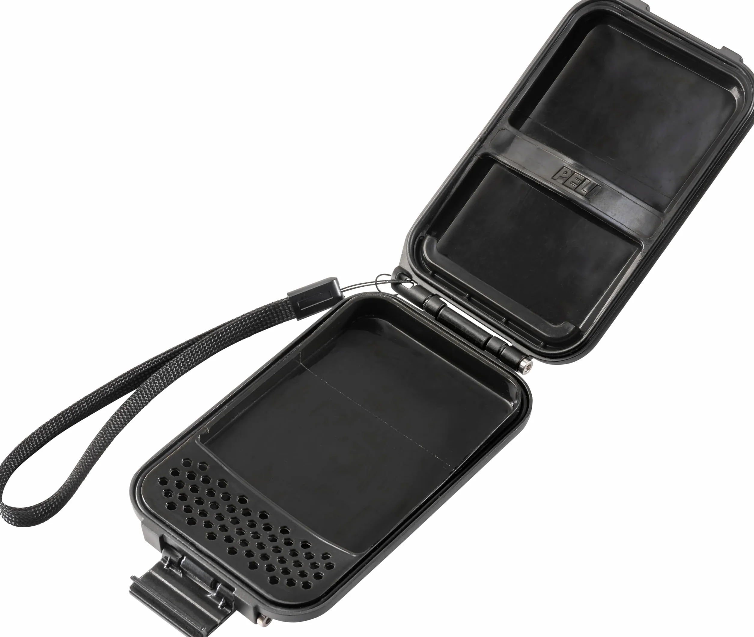 PELI Portfel z polem RF G5, anty-RFID, z ochroną przed hakowaniem i standardem wodoszczelności IP67, wyprodukowano w USA, Kolor: Czarny