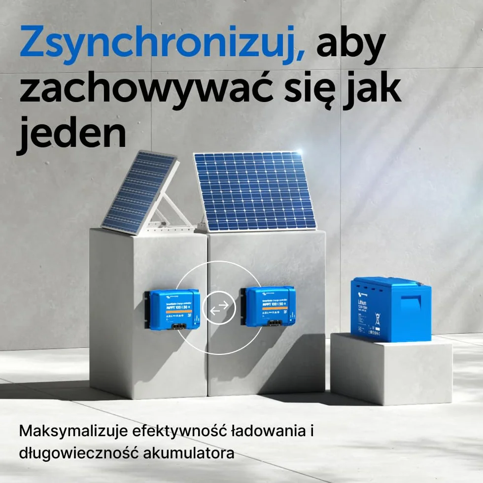Victron Energy SmartSolar MPPT 100V 50 amp 12/24-Volt Kontroler Ładowania Słonecznego (Bluetooth)