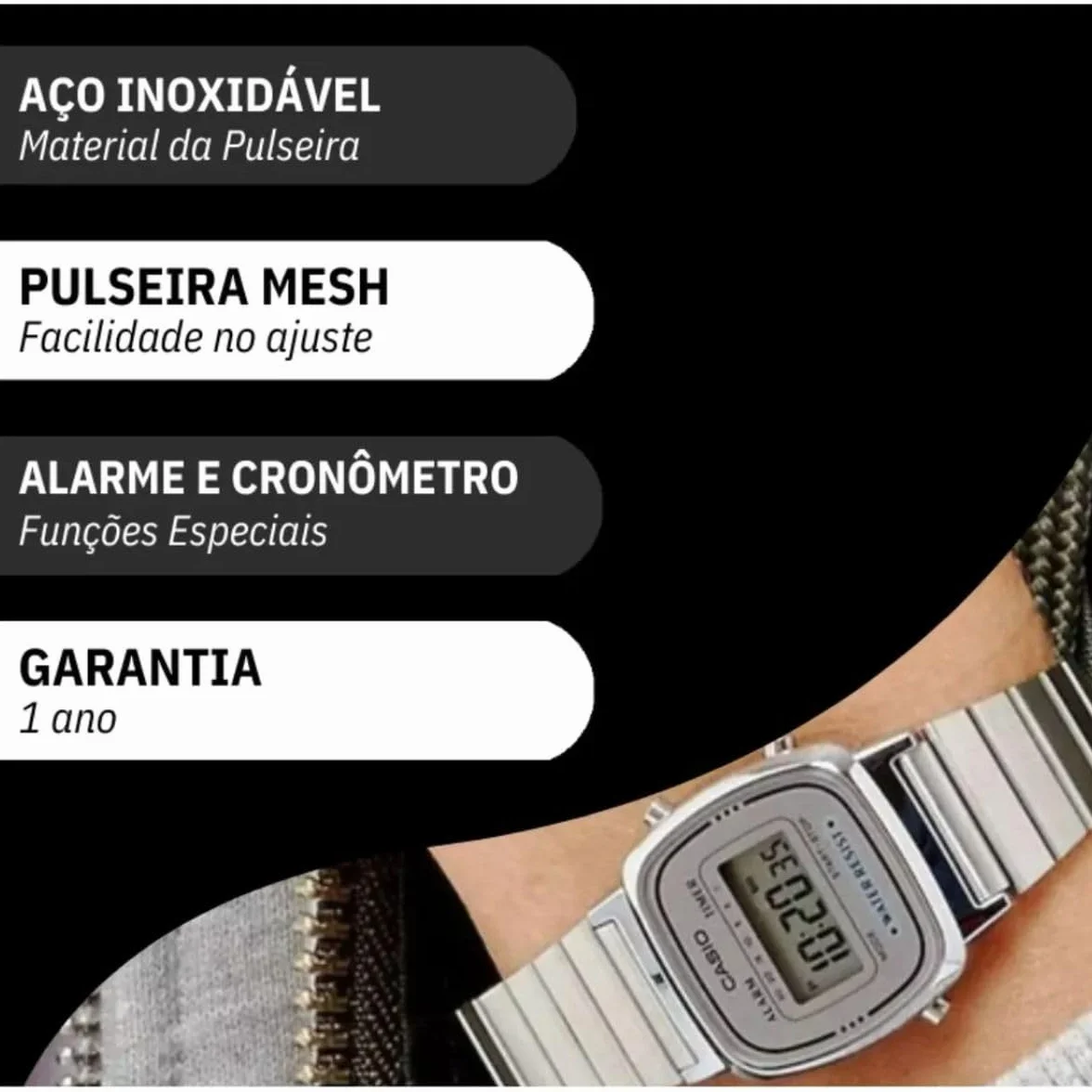 CASIO VINTAGE LADY STEEL