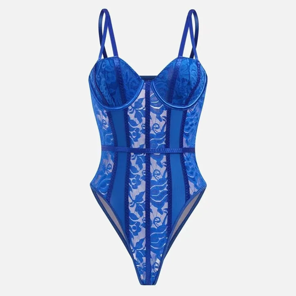 Body damskie seksowne koronkowe body w kwiaty spaghetti pasek bez rękawów przezroczysty kombinezon z siateczki jednoczęściowy kombinezon jednoczęściowy podstawowy kombinezon Cami koszule wychodzą na