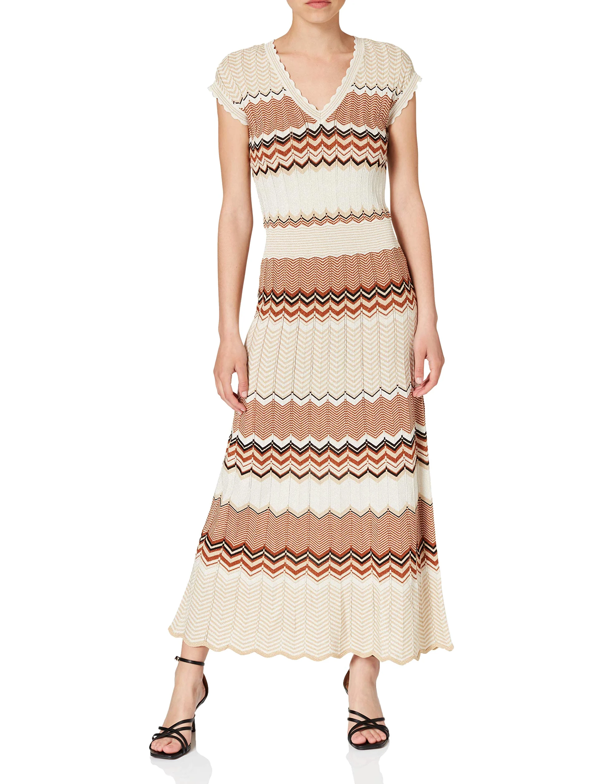 Morgan Sukienka rekreacyjna Kobiety Robe Rayures Jacquard Rmjini