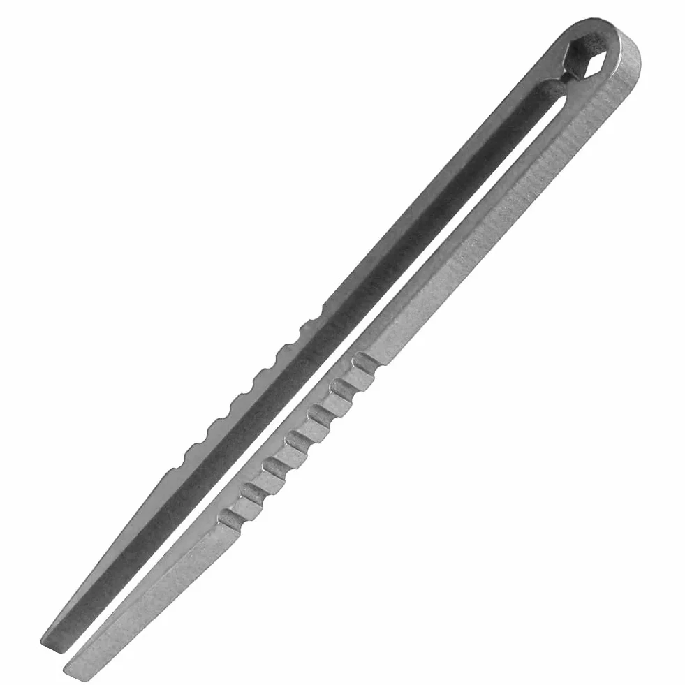Pinceta EDC, Pinceta ze Stopu Tytanu, Mini Pinceta, Przenośna Pinceta ze Stopu Tytanu EDC Outdoor Camping Travel Mini Tool (Oryginalny kolor)