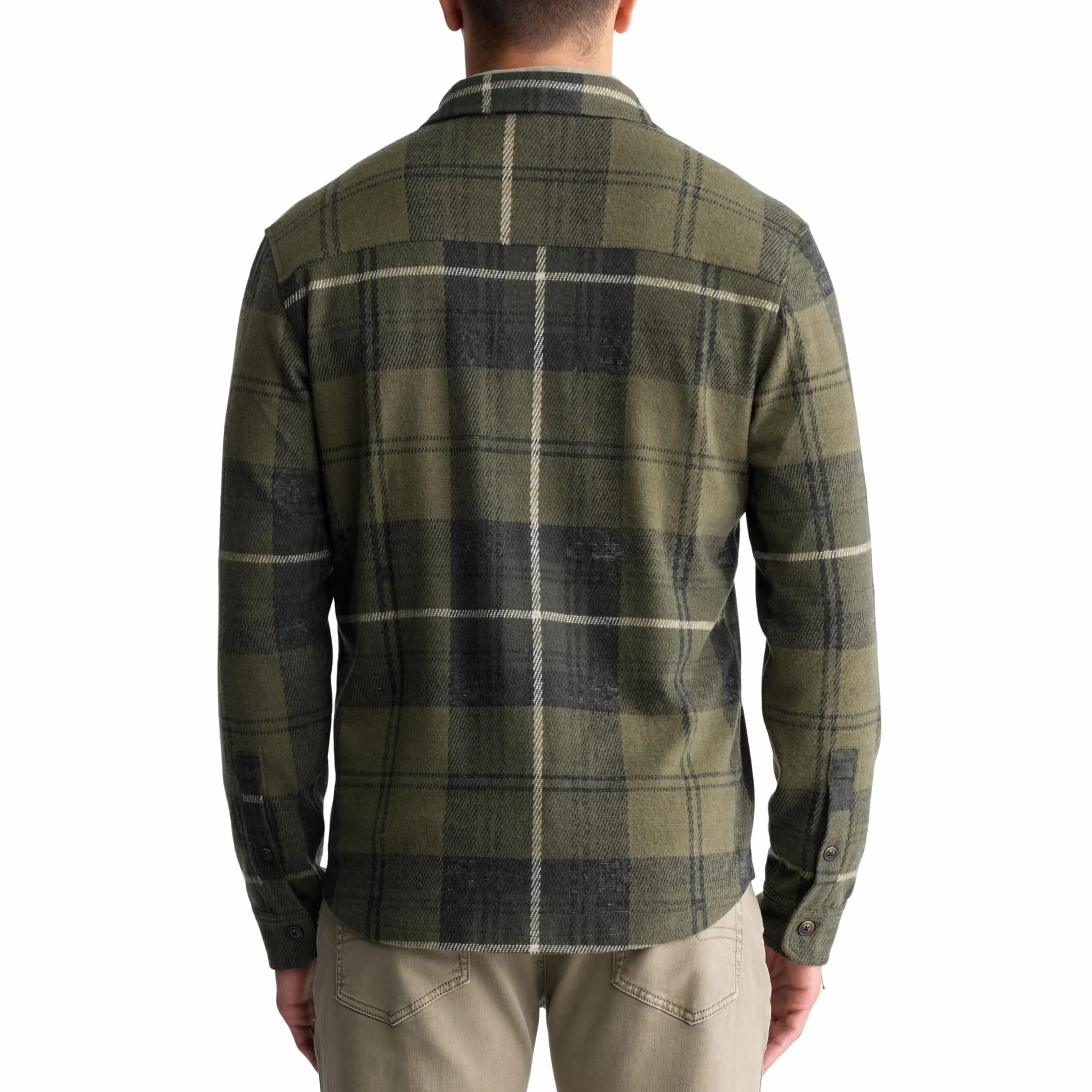 Buffalo David Bitton Koszula z długim rękawem z zapięciem na guziki Mężczyźni Long Sleeve Button Down Blanket Shirt