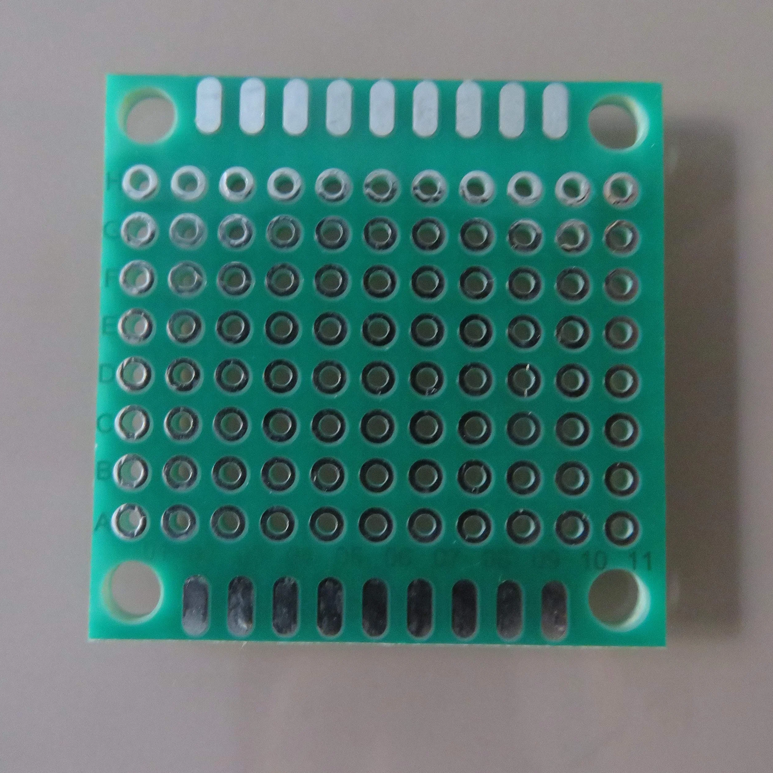 20 szt. mini otworów 3 x 3 cm płytka lutownicza płytka perforowana płytka prototypowy papier PCB płytka drukowana uniwersalna eksperyment Matrix Circuit Board FR4 włókno szklane
