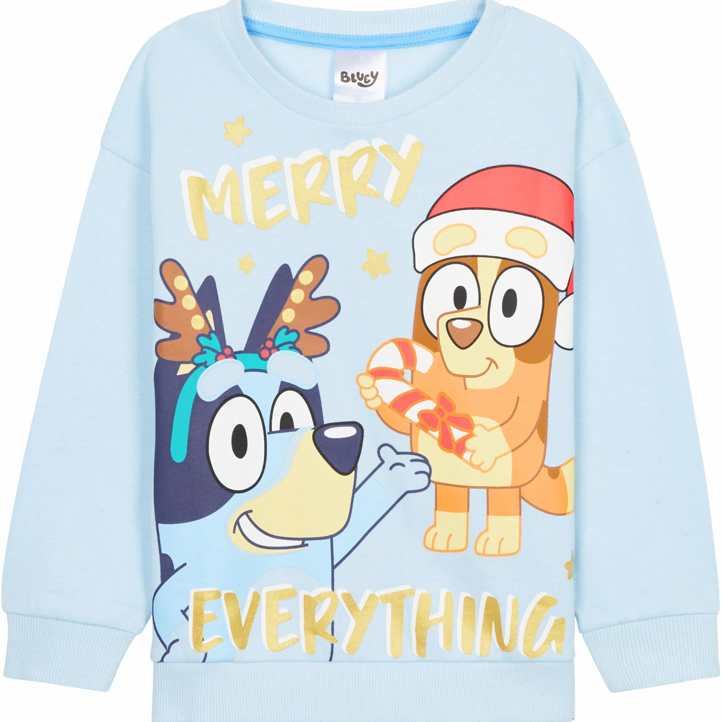 BlueY Dziewczęcy sweter bożonarodzeniowy, przytulny sweter dziecięcy z motywem – prezent dla dzieci