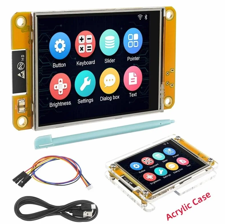 1 szt. Ekran ESP32 2,8 cala 240 * 320 TFT Ekran dotykowy LCD WiFi BT dla Arduino LVGL