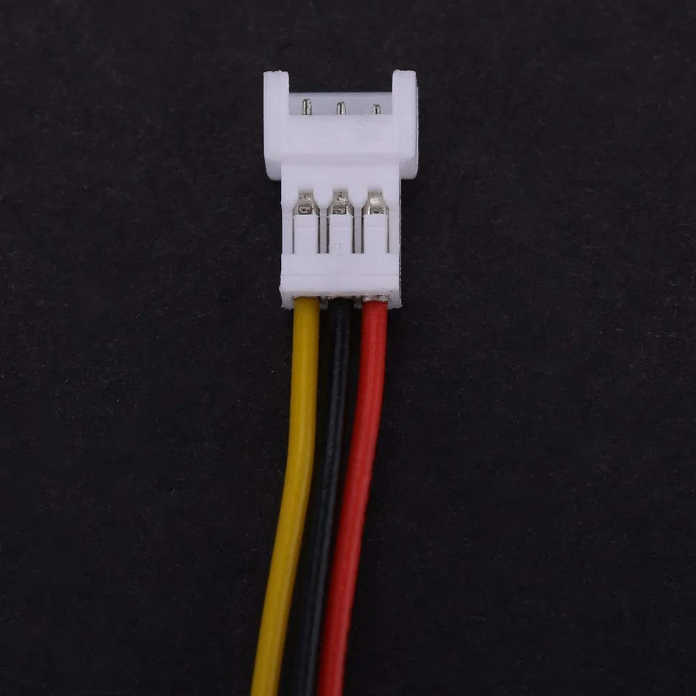 20 par 1,25 mm wtyk i gniazdo Micro JST 2-biegunowe/3-biegunowe mini Micro JST z kablem 100 mm do płytki drukowanej itd. (3-pinowy)