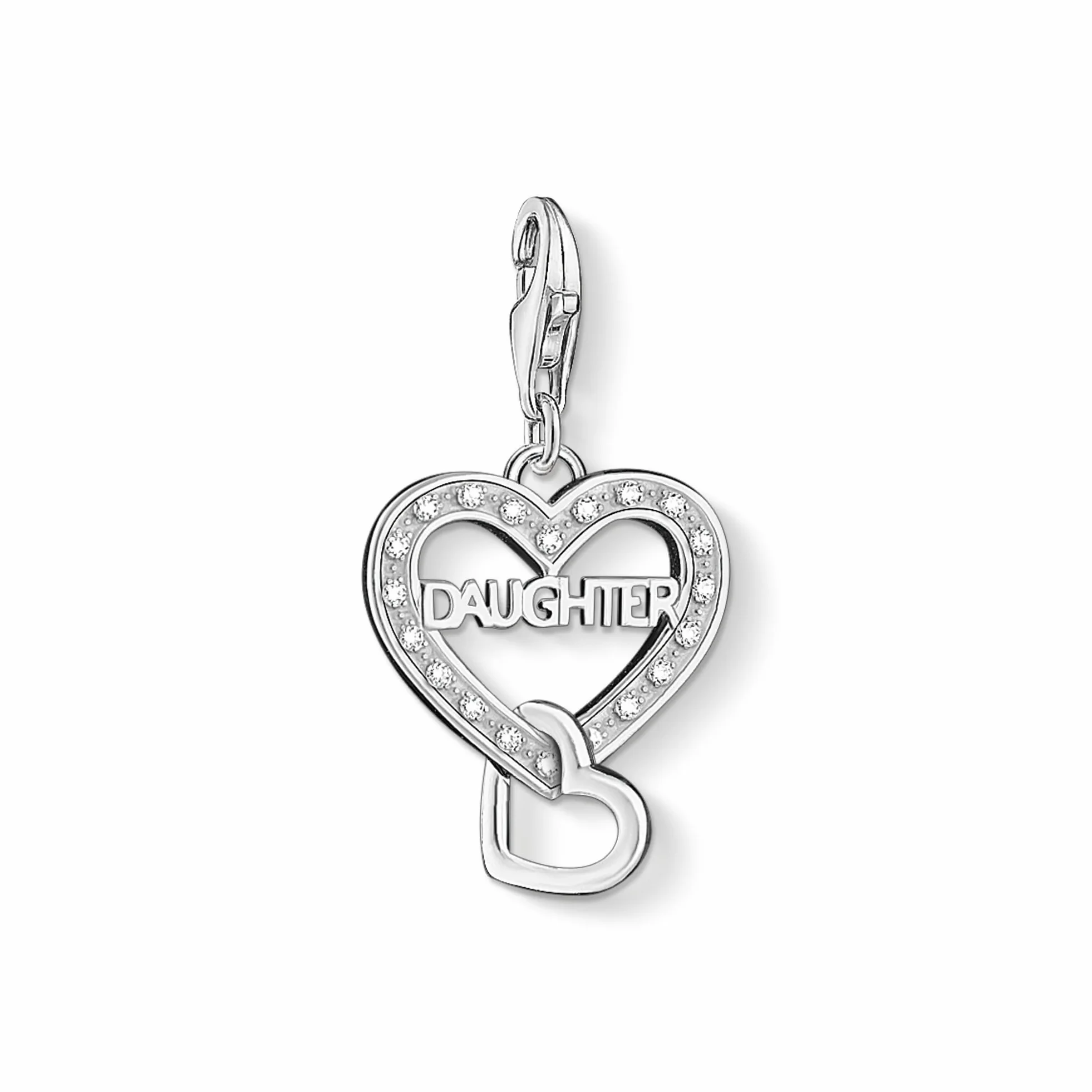 Thomas Sabo Damen-Charm 925 Silber Zirkonia weiß 1267-051-14