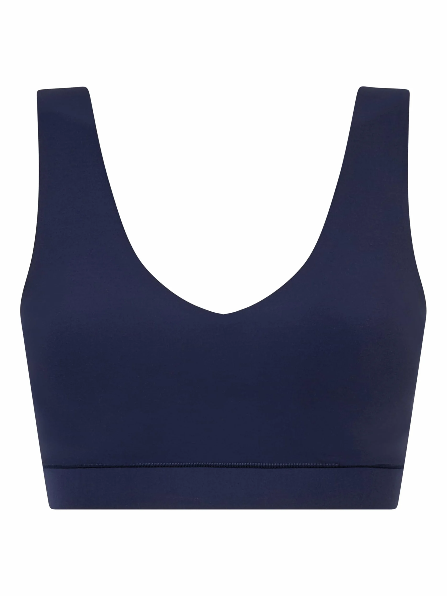 Chantelle Damski miękki biustonosz z wyściełanym dekoltem w serek, niebieski (Marine Blue), XL/XXL