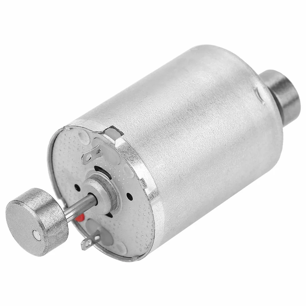 DC 12 V silnik wibracyjny z podwójnym wałem prądu stałego, elektryczny silnik wibracyjny o wysokim momencie obrotowym z 2 mimośrodowymi obrotowymi kołami, długość 31 mm