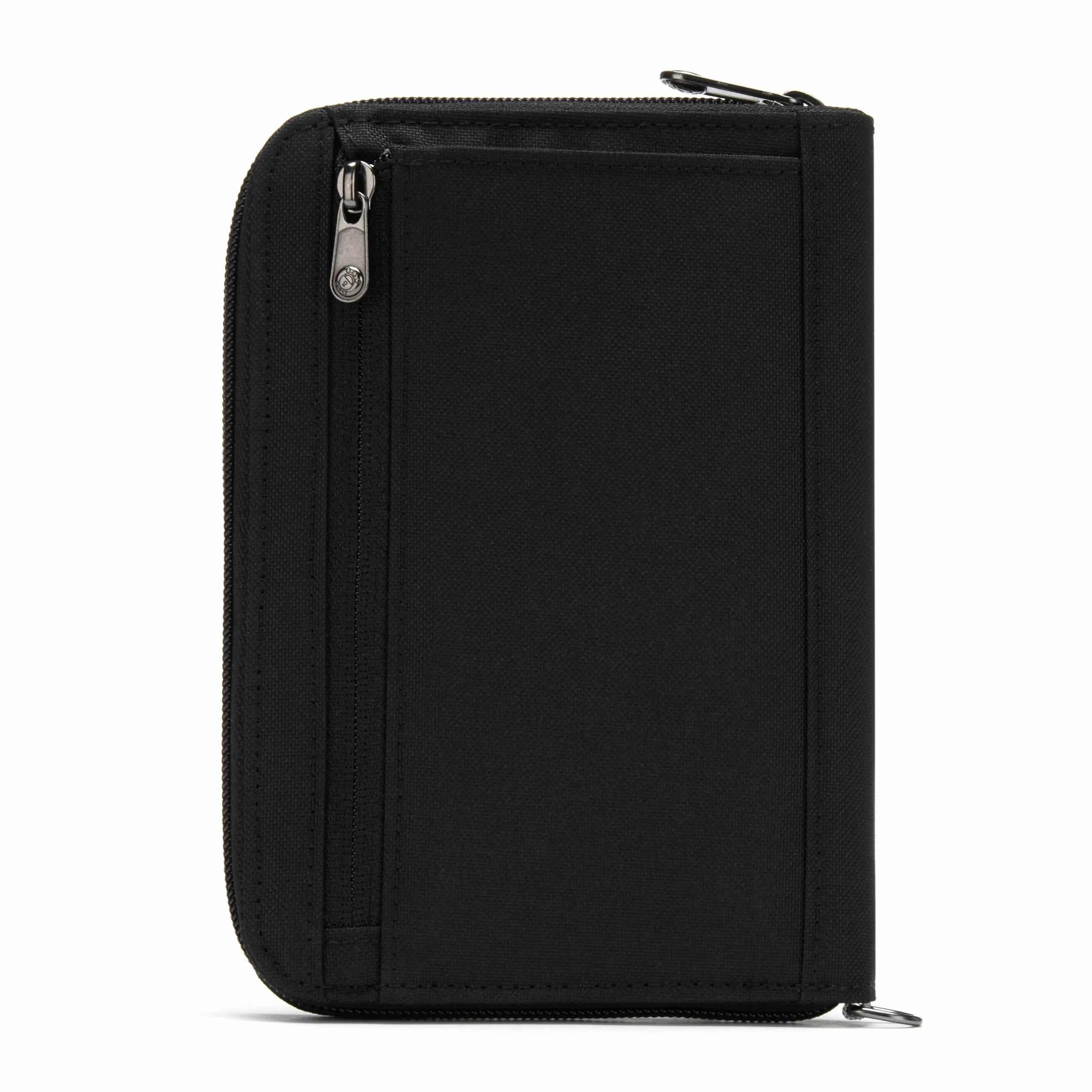 Pacsafe Kompaktowy organizer podróżny, blokujący RFIDsafe RFID, czarny (Jet Black), rozmiar uniwersalny, blokujący RFID Rfidsafe kompaktowy organizer podróżny