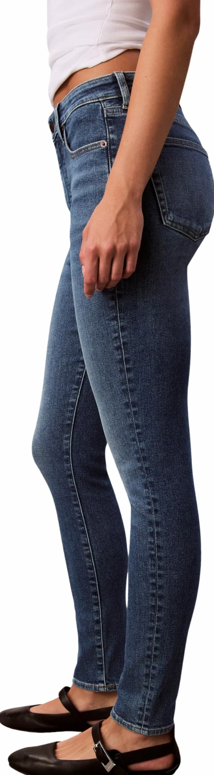 Calvin Klein High Rise Skinny Vintage Avenue - Dżins Kobiety