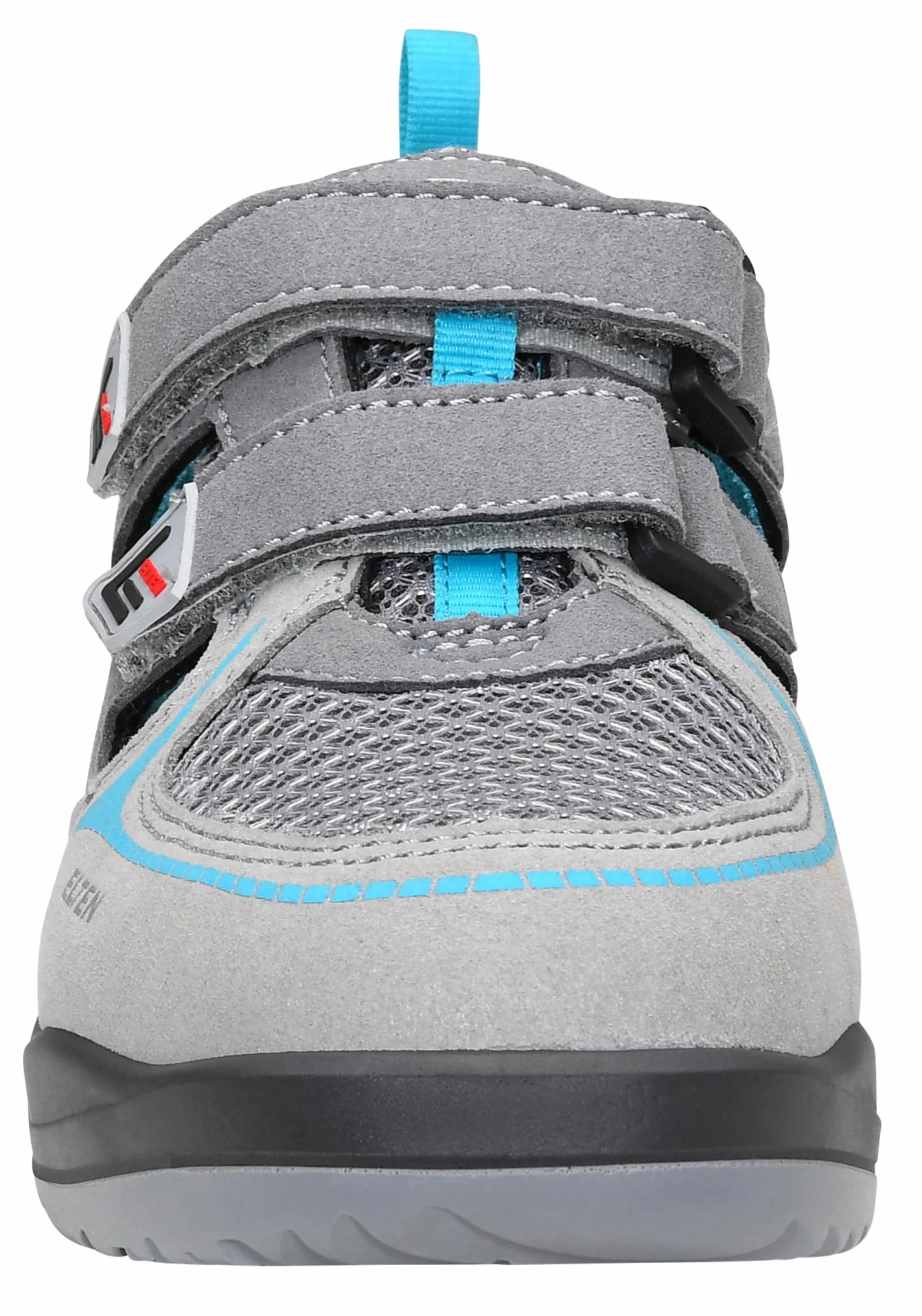 ELTEN Kobiety Elten Sicherheitsschuhe Mila Aqua Easy Esd S1, Damen, Sportlich, Leicht, Grau/Aqua, Stahlkappe, Klettverschlussbuty ochronne