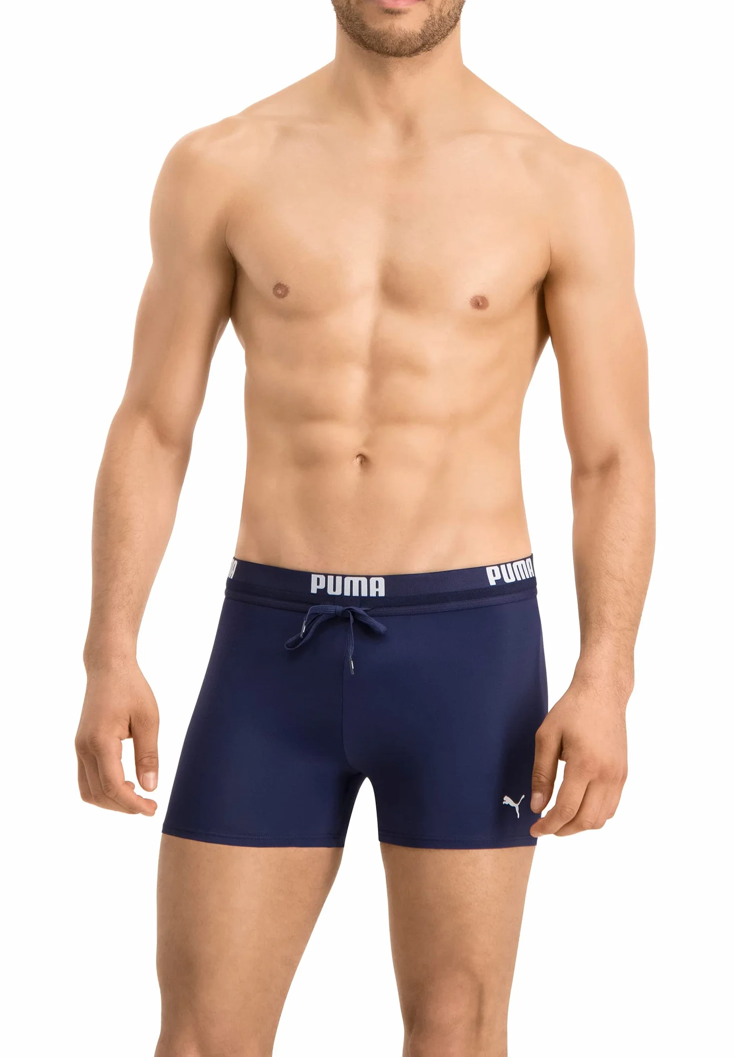 PUMA logo men's swimming trunks Kąpielówki Mężczyźni, grantowy, M