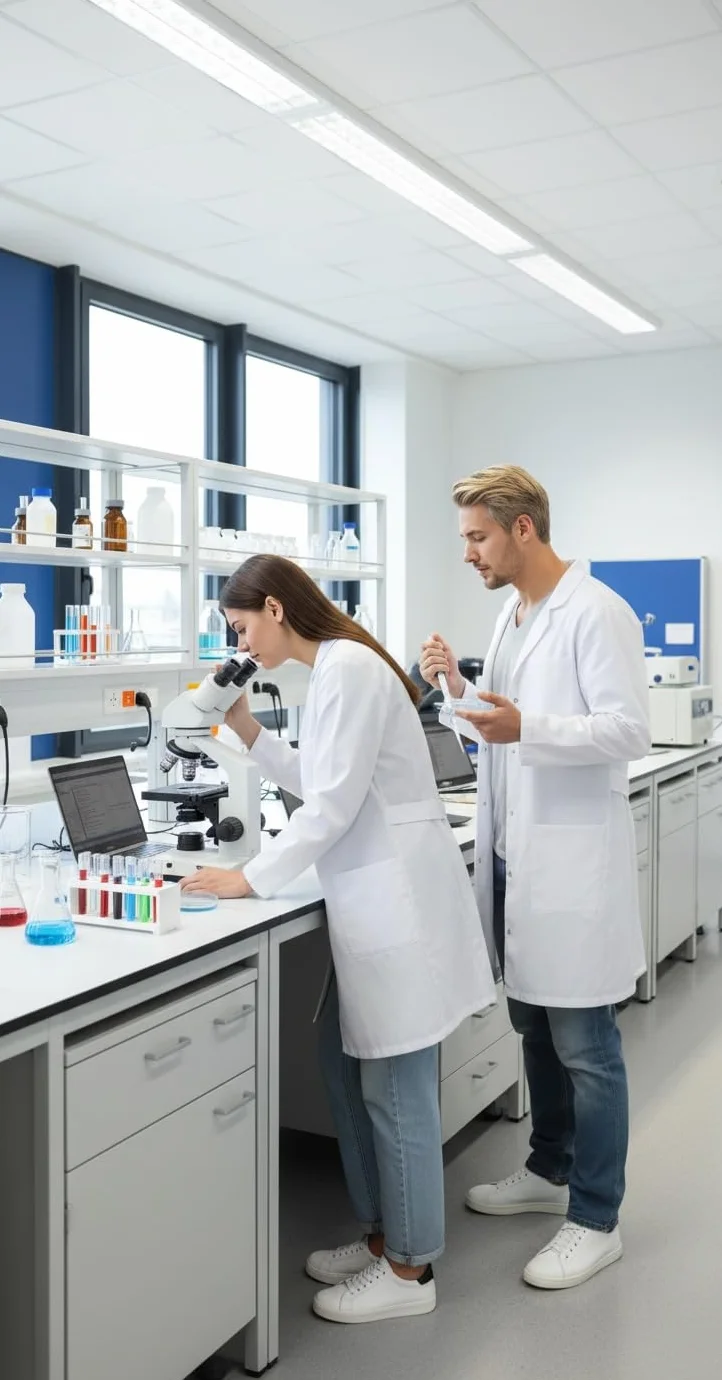 Profesjonalny fartuch laboratoryjny unisex dla mężczyzn i kobiet, wiele kieszeni, klasyczny krój, zapięcie na zatrzask, długość 100 cm, Czarny, M