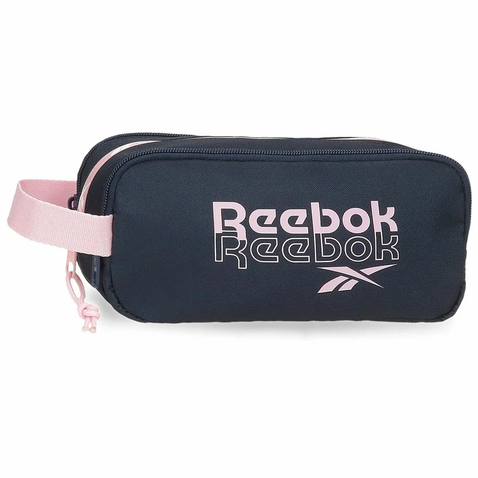 Reebok Binley potrójny niebieski piórnik 22 x 10 x 9 cm poliester by Joumma Bags, niebieski, 22x10x9 cms, potrójny piórnik, Niebieski, 22x10x9 cms, Zestaw potrójny