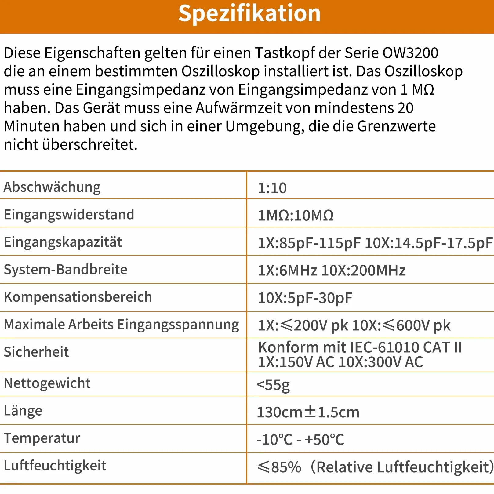 OWON 200 MHz zestaw sond oscyloskopowych do oscyloskopu BNC, tłumienie sondy zaciskowej można regulować za pomocą przełącznika suwakowego 1x lub 10x, dla oscyloskopów serii HDS200