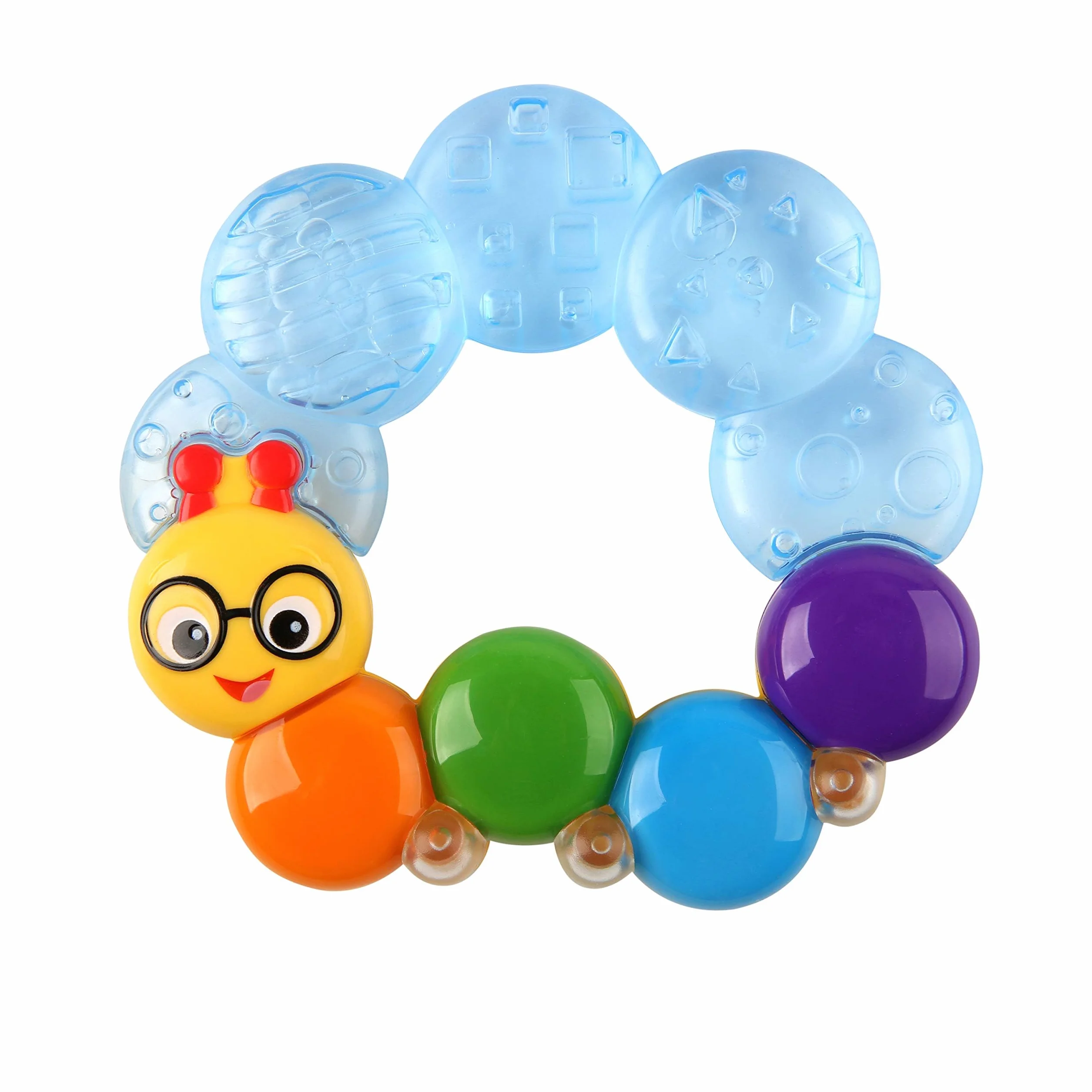 Baby Einstein, Zabawka do ząbkowania z grzechotką i chłodzeniem, dla dzieci od 3. miesiąca życia