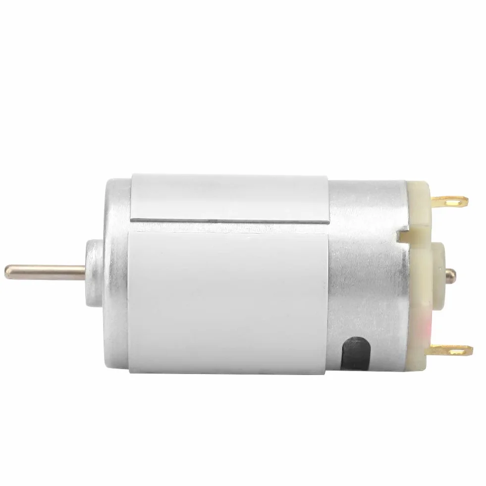Silnik Mini DC, High Speed Circular D-Type As 395 silnik, silnik elektryczny 3-12 V długi wał mikro silnik do zabawek RC i robotyki