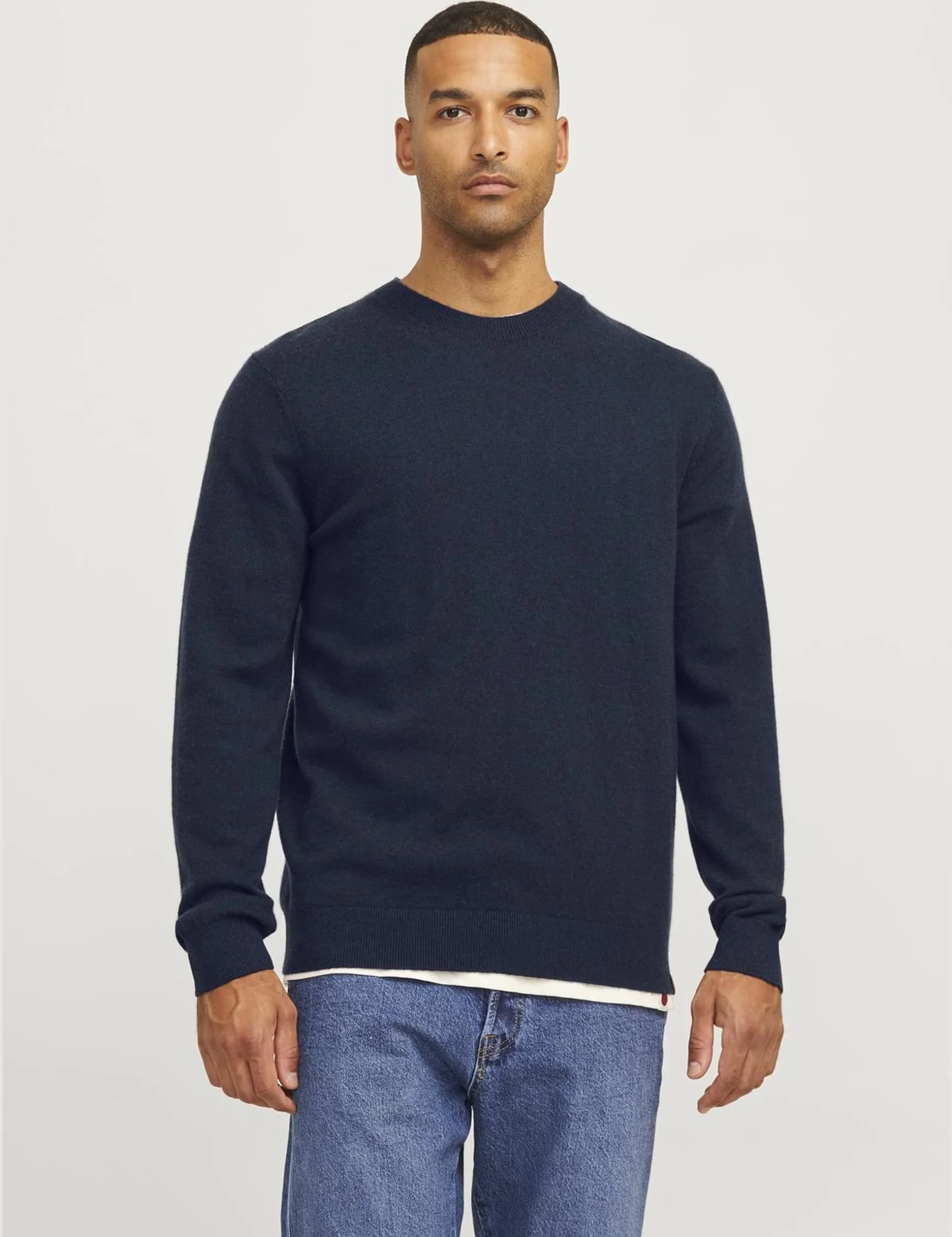 R.d.d. royal denim division Rddbrooks Knit Crew Neck L/S Noos, Salute, M