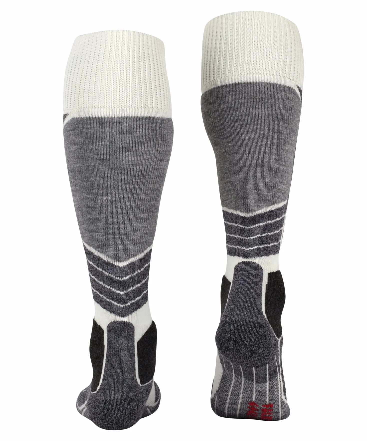 FALKE Skarpety narciarskie SK1 Comfort W Kh Wełna Jedwab ciepłe grube 1 Para Biały Off-White 37-38