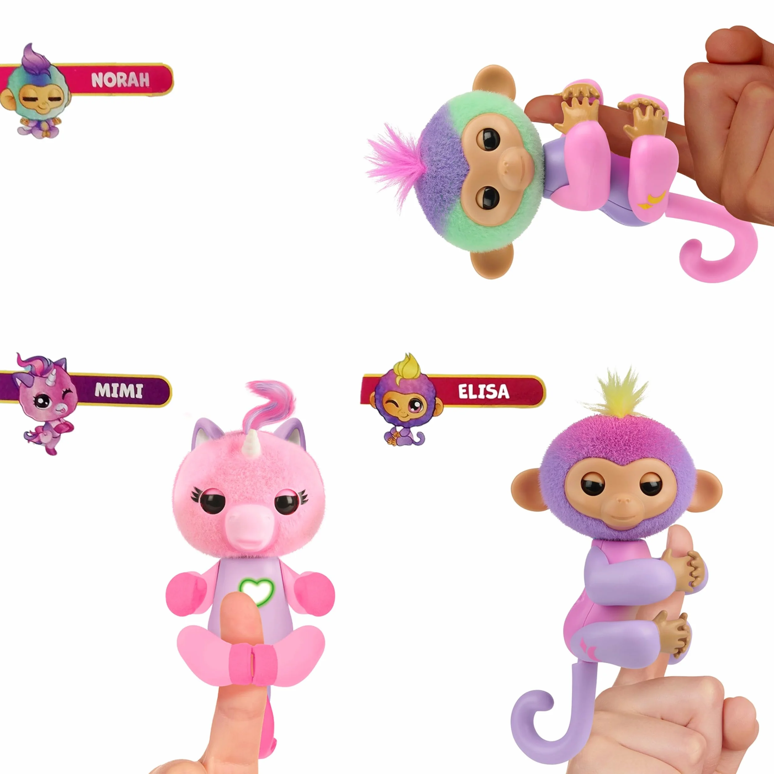 Fingerlings Magiczne Kolory Zabawka, Wielobarwny (Bizak 61853181-1)