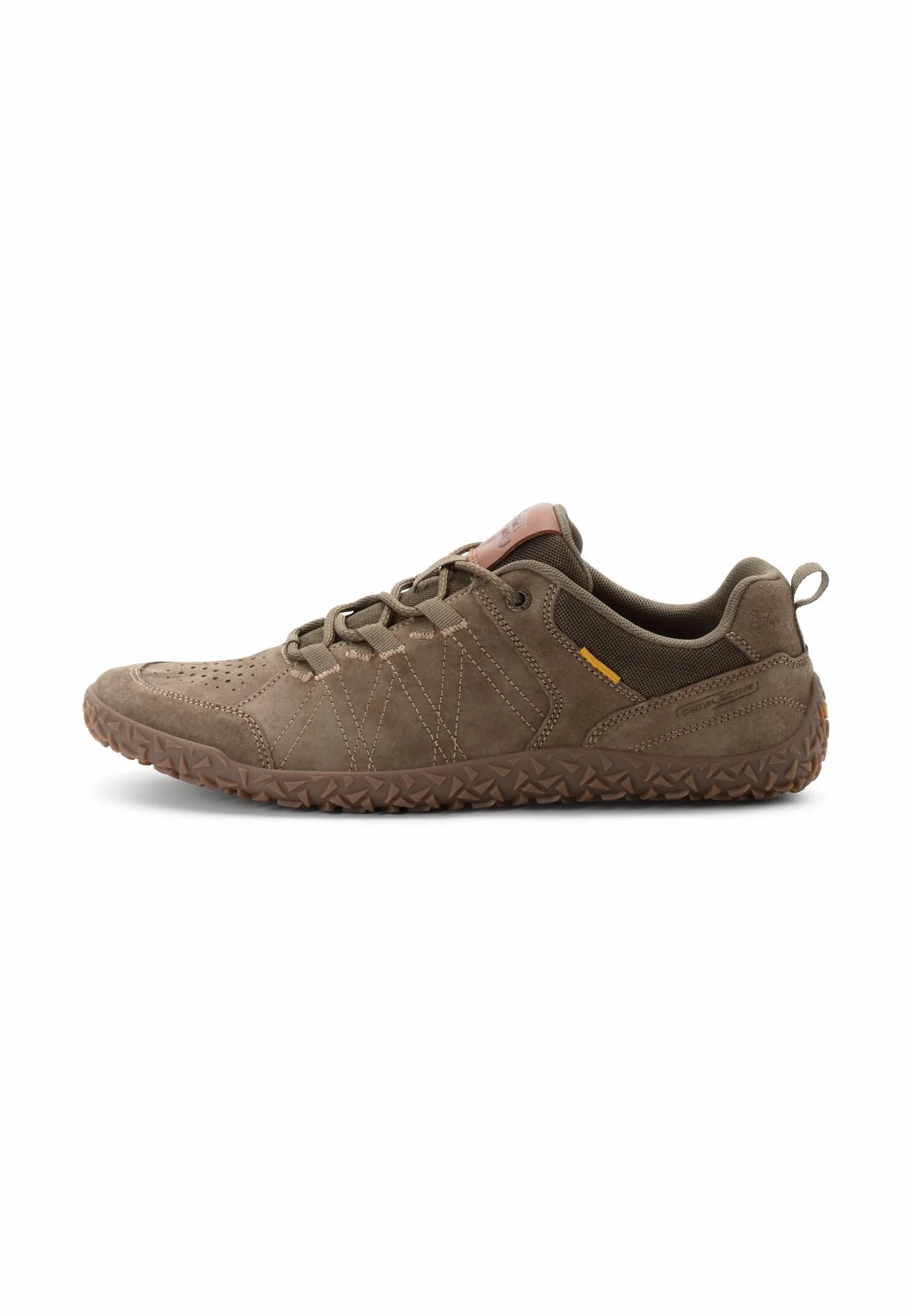 camel active Męskie sneakersy ze skóry nubukowej i tekstylnej