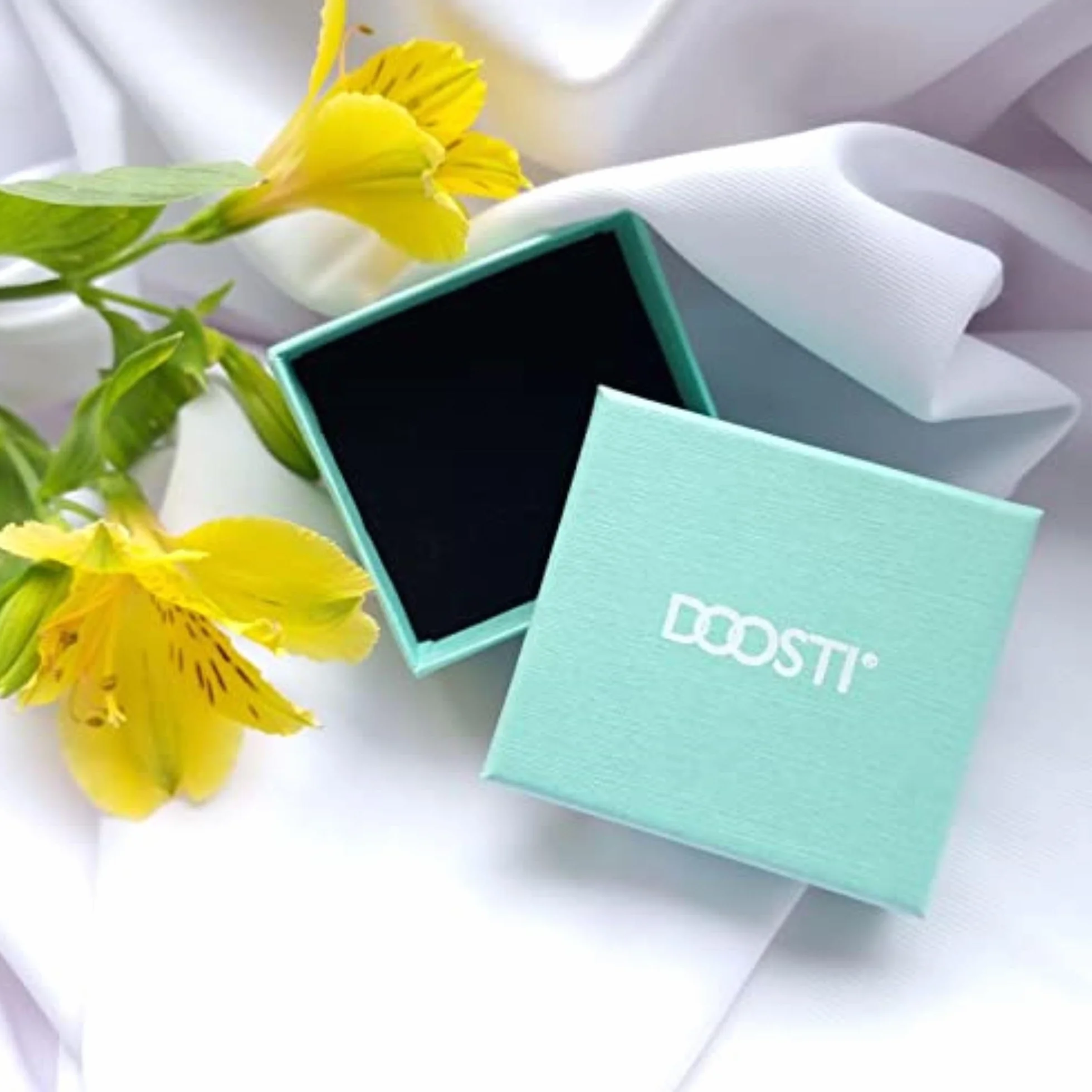 DOOSTI Partnerring Trauring Bicolor Chirurgischer Edelstahl