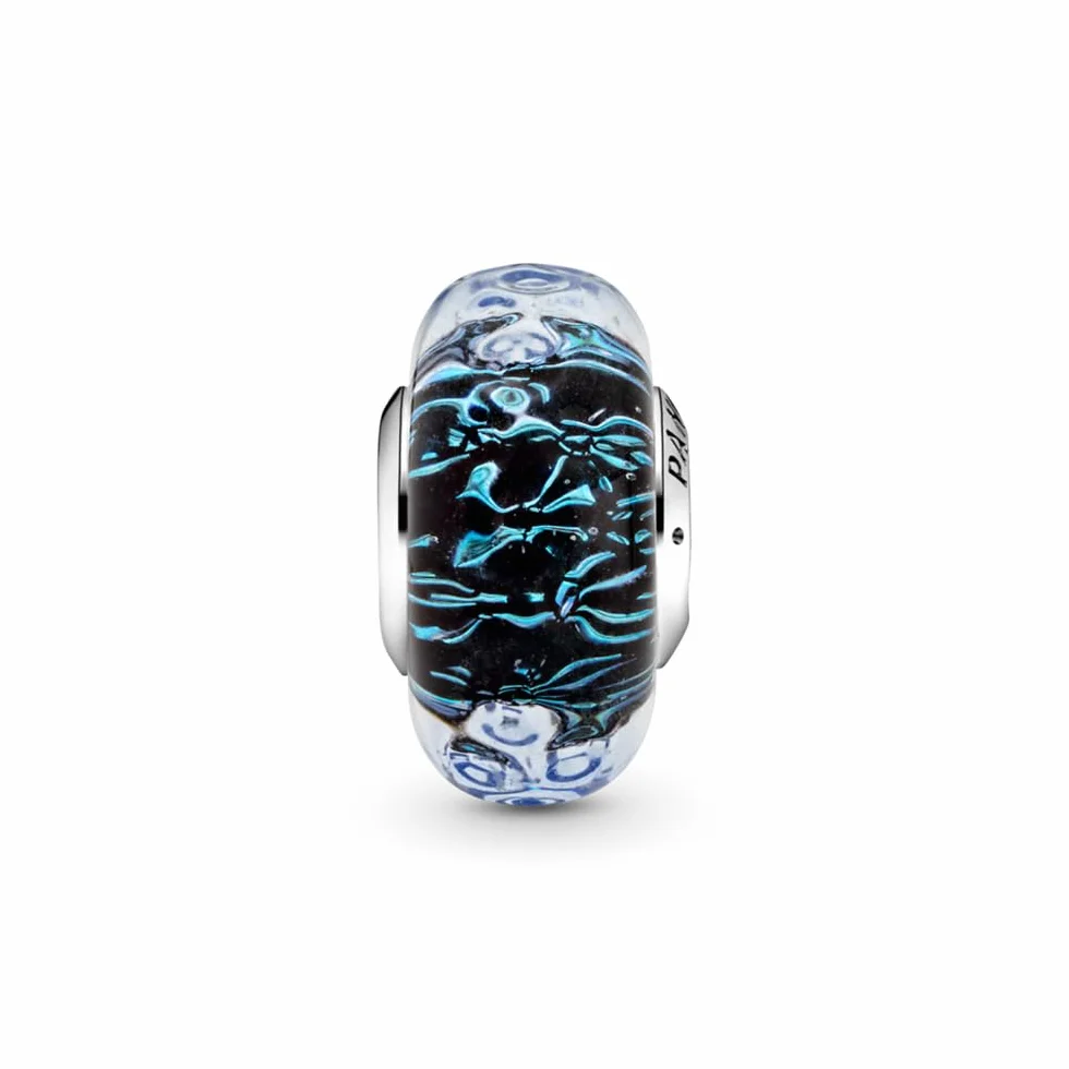 PANDORA Ozean Murano-Glas Charm dunkelblau