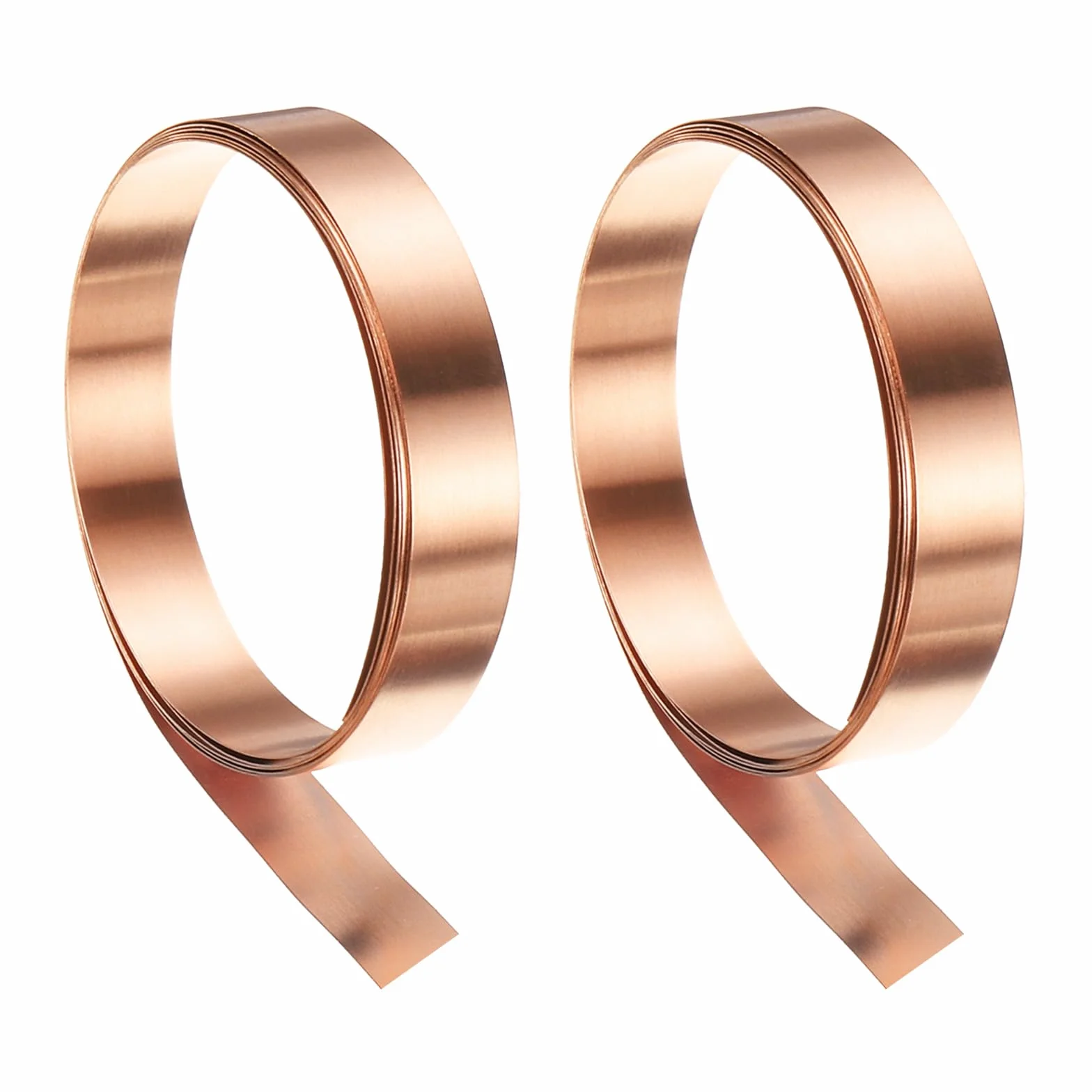 QUARKZMAN Rolka z blachy miedzianej o grubości 0,1 mm, 99,95% wodoodporna blacha miedziana do budowy elektroniki DIY, (szerokość 10 mm x 1 m)