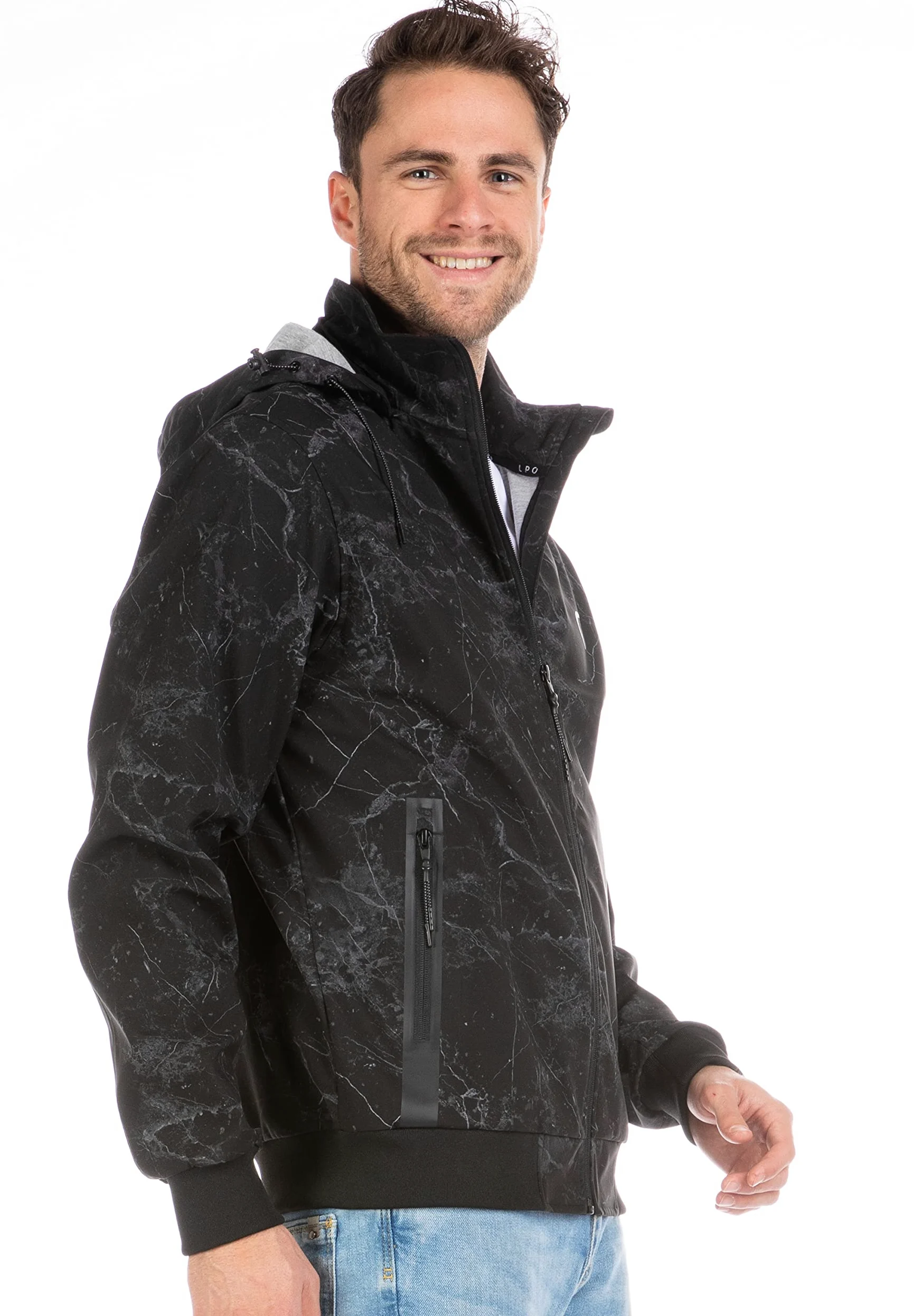 LPO Kurtka softshellowa softshell Vito kurtka funkcyjna męska, szary, 56