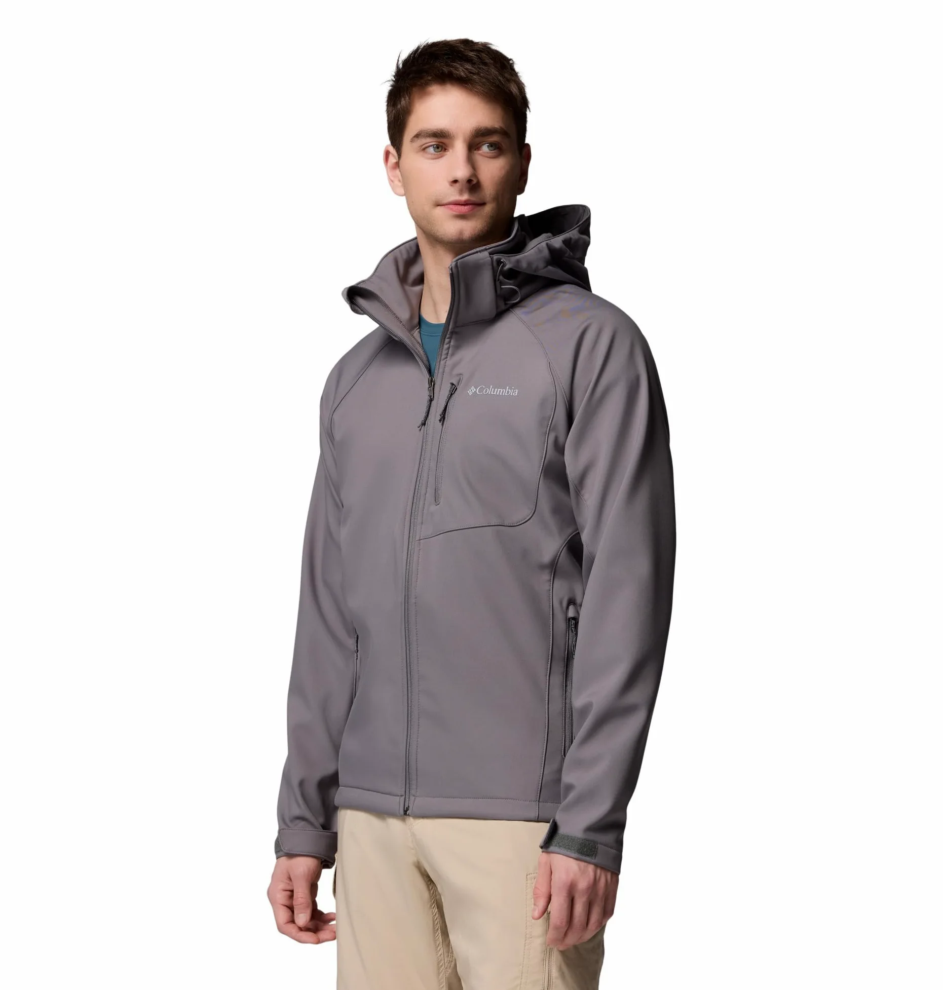 Columbia Męska kurtka softshell Cascade Ridge 3, kolor szary, rozmiar XXL