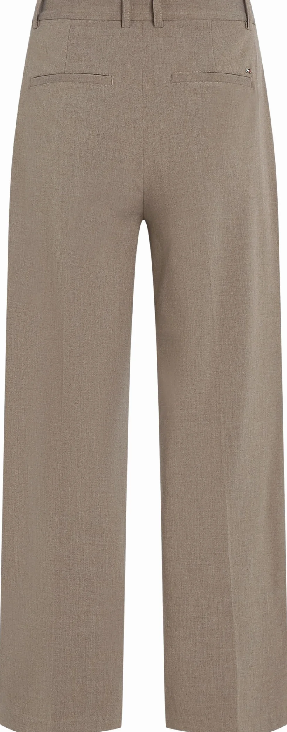 TOMMY HILFIGER Lw Bi-stretch Wide Leg Crop Pant Ww0ww45463 - LW BI-STRETCH Spodnie z szerokimi nogawkami WW0WW45463 Kobiety