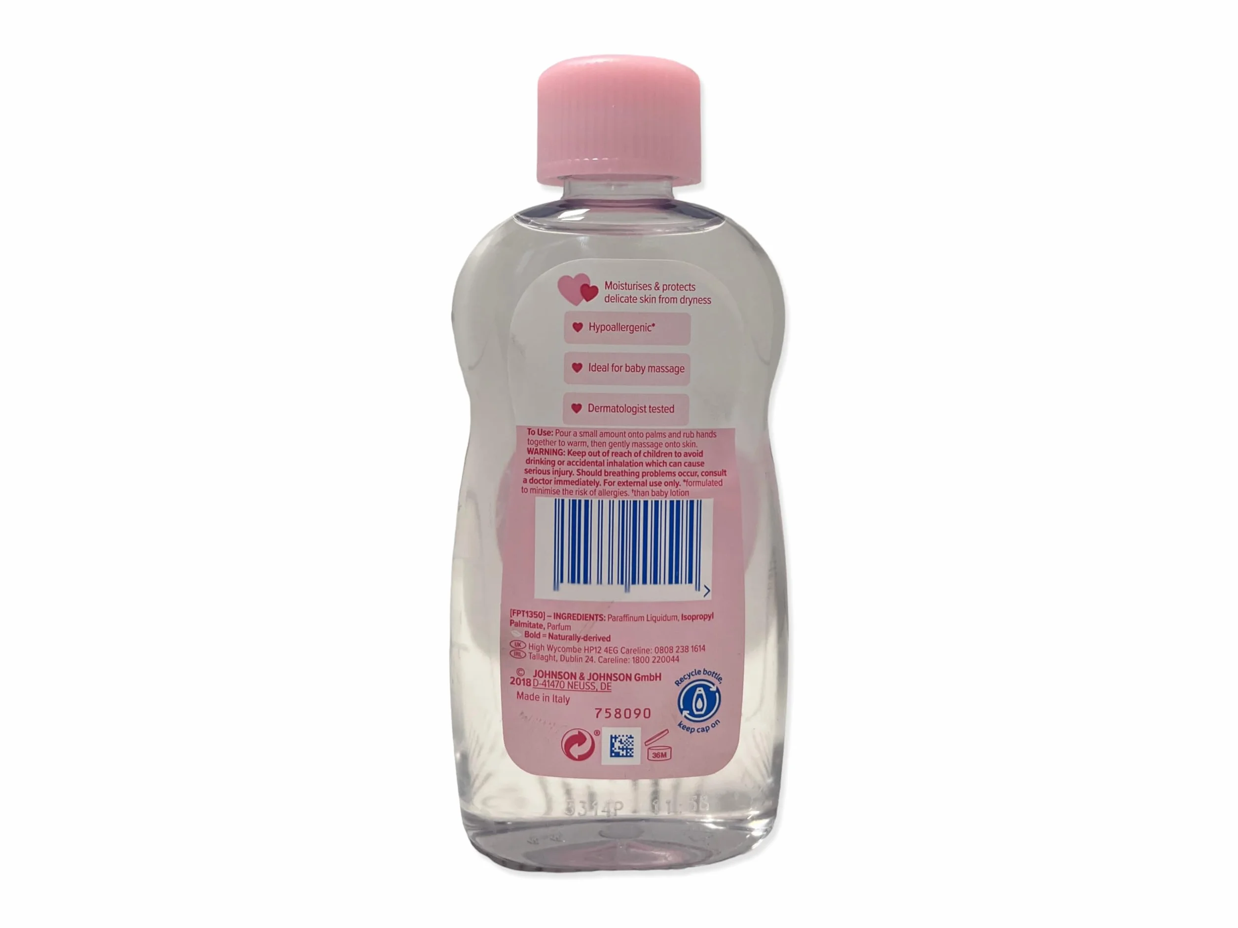 Johnson's Olejek dla niemowląt 200 ml (opakowanie 6 szt.)