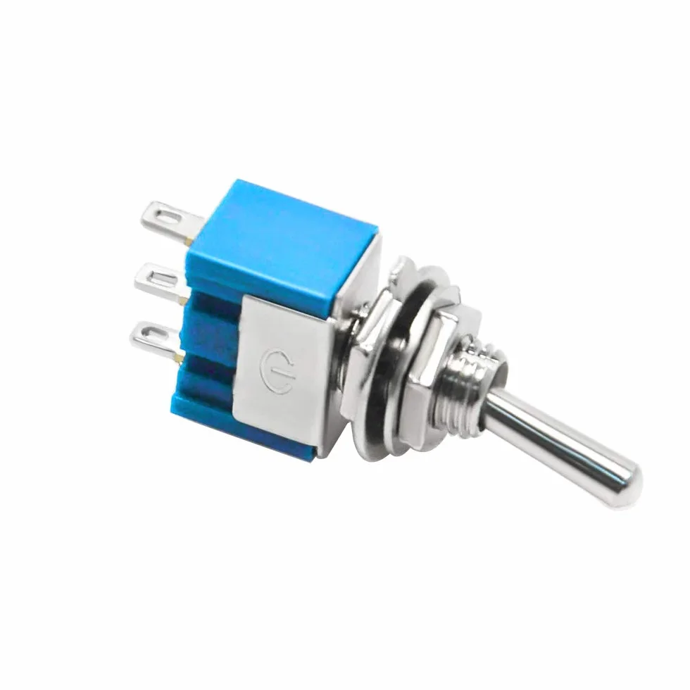 15 sztuk Premium 6A / 125VAC Mini przełącznik przechylający, 3-pinowy ON/ON 2 Pozycja SPDT Przełącznik przechylający, przełącznik przechylający MTS102