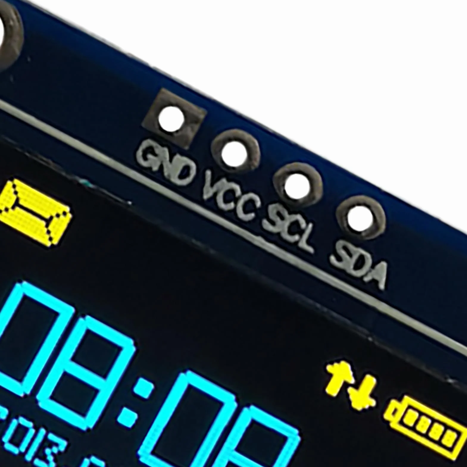 Moduł Wyświetlacza OLED 0,96 Cala, 128x64 Pikseli żółty Niebieski SSD1315 Mini Samoświecąca Płytka Wyświetlacza, Wyświetlacz Szeregowy IIC I2C, Kompatybilny z Ar Duino, Seria 51